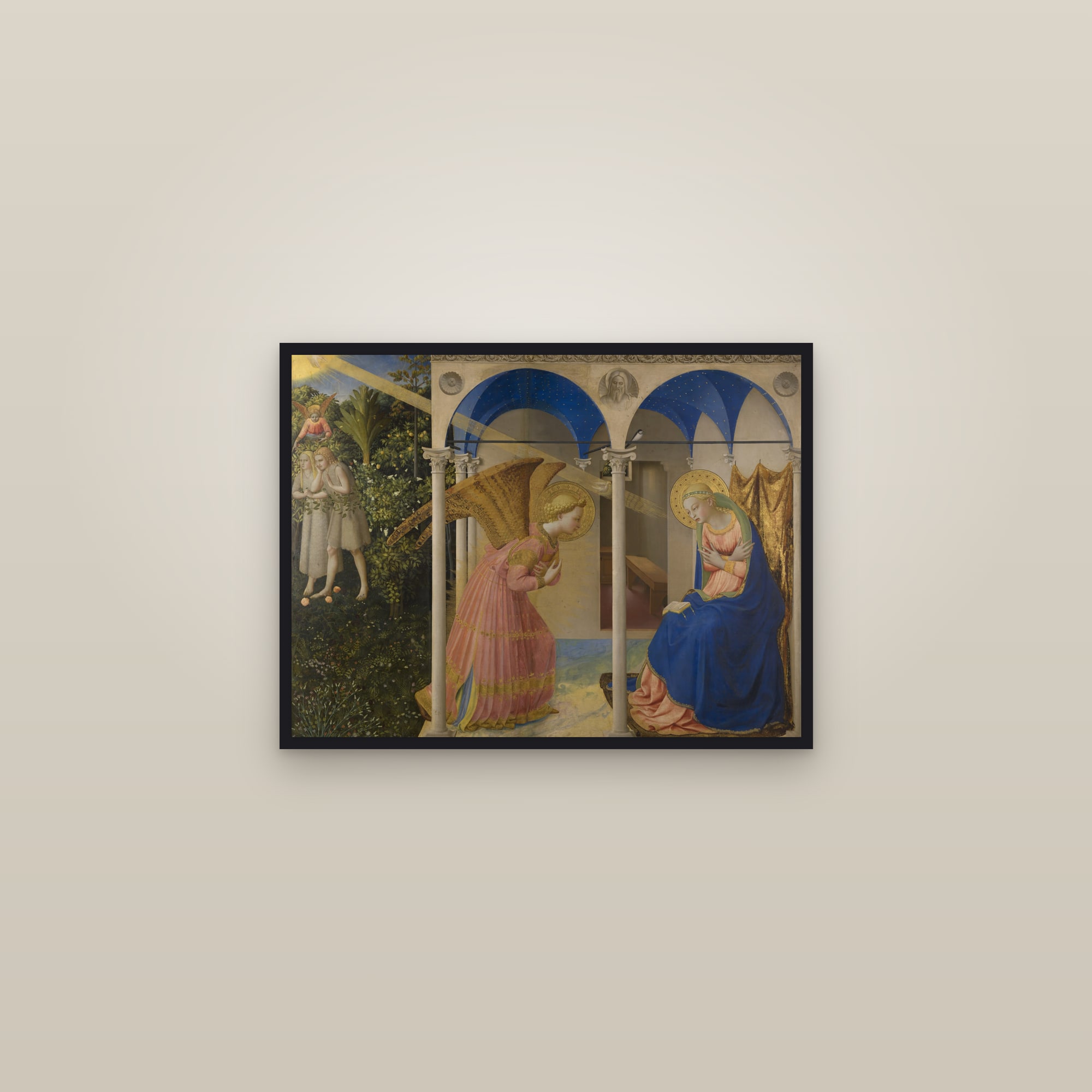 The Annunciation (Fra Angelico Full) — Full-Bleed Edition