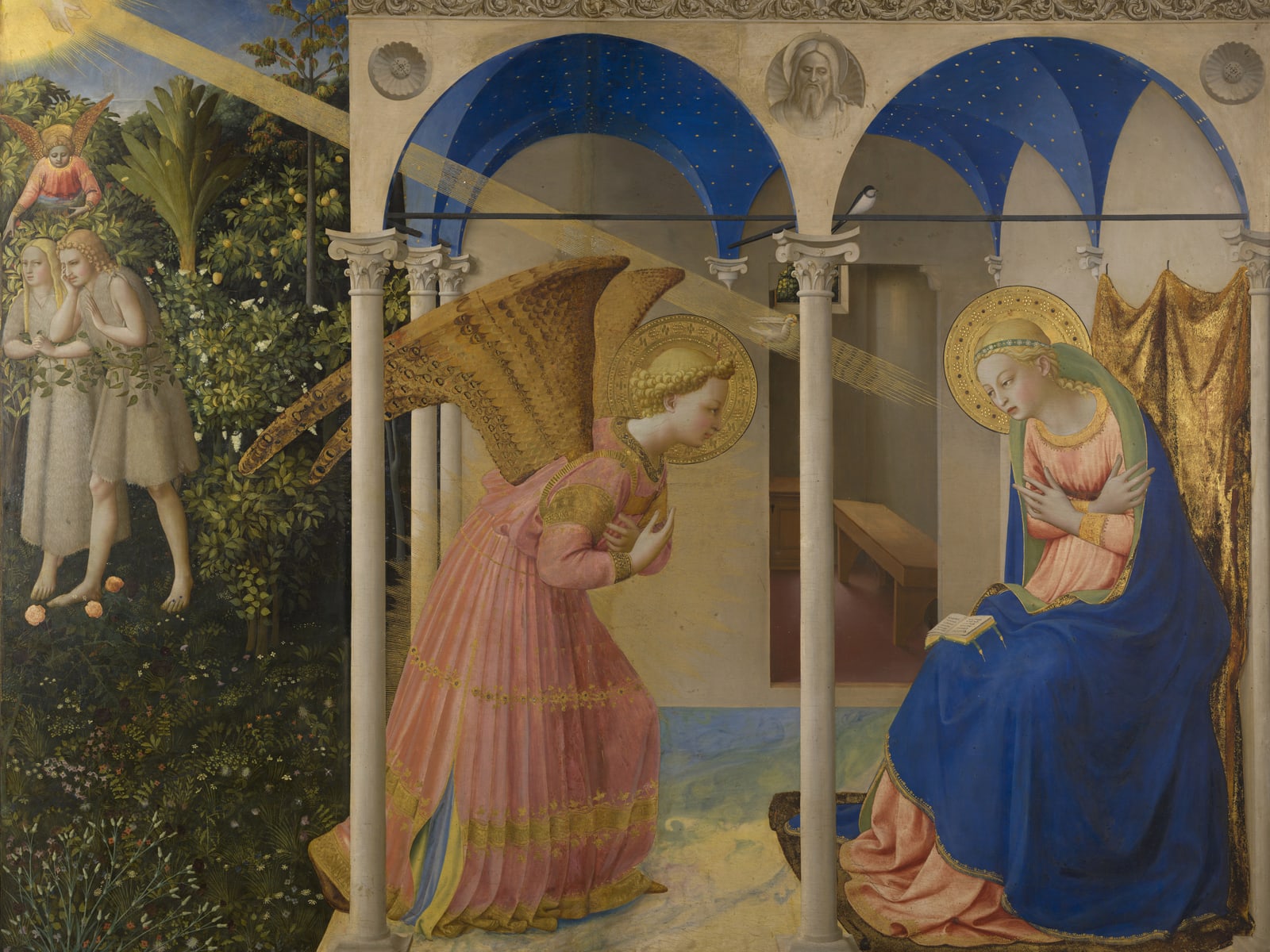 The Annunciation (Fra Angelico Full) — Full-Bleed Edition