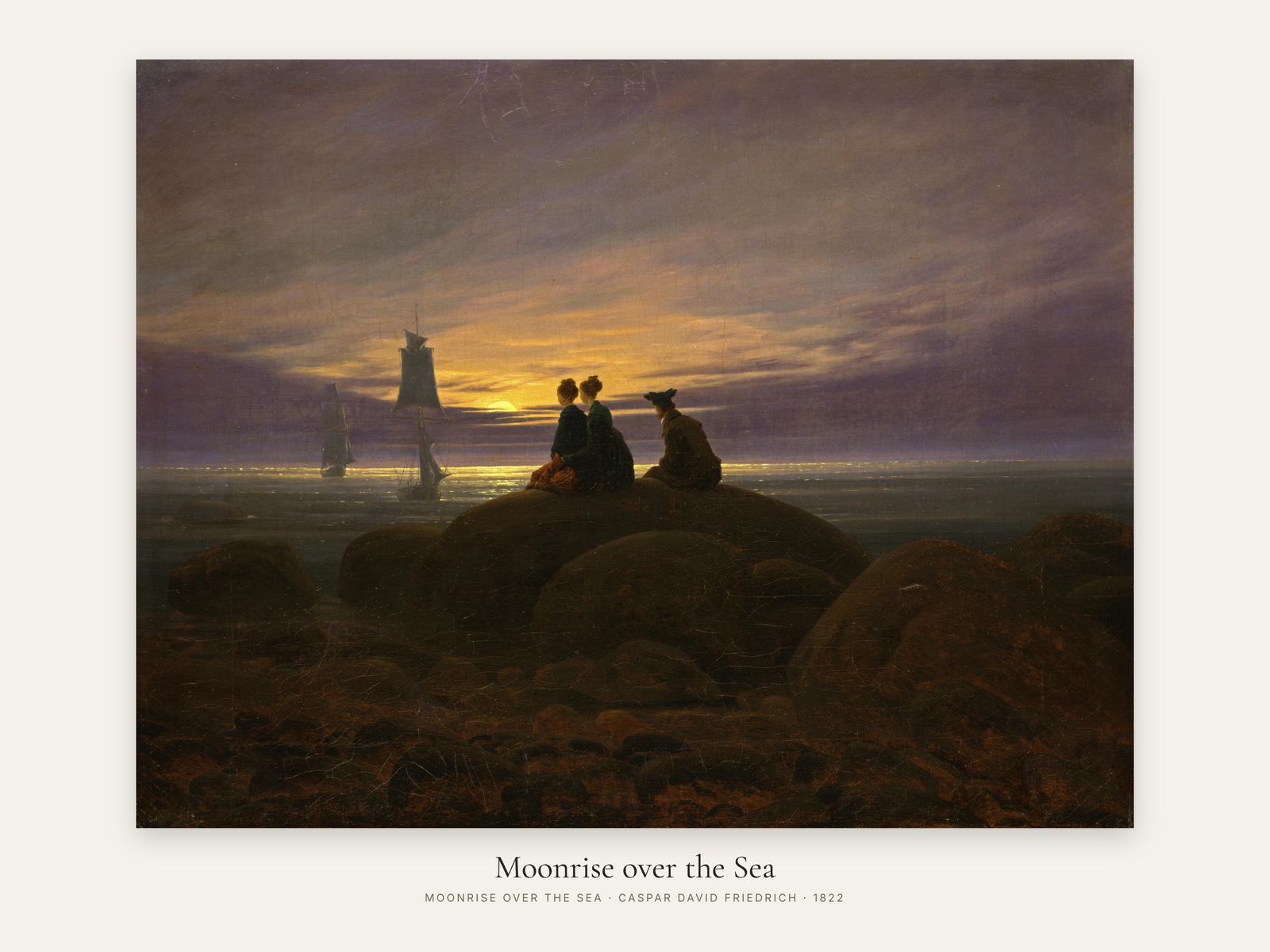 Moonrise over the Sea