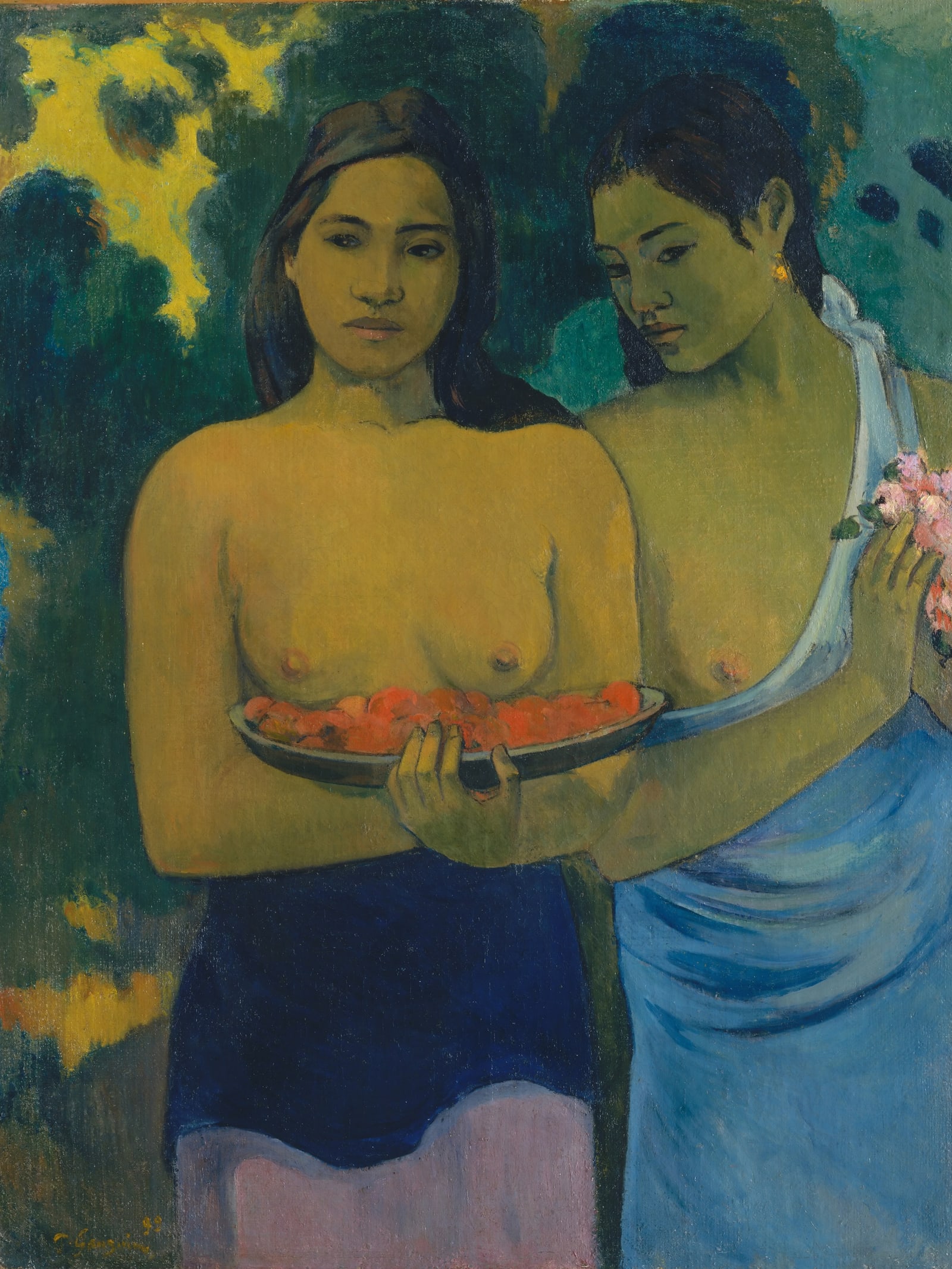 Two Tahitian Women (Full) — Full-Bleed Edition
