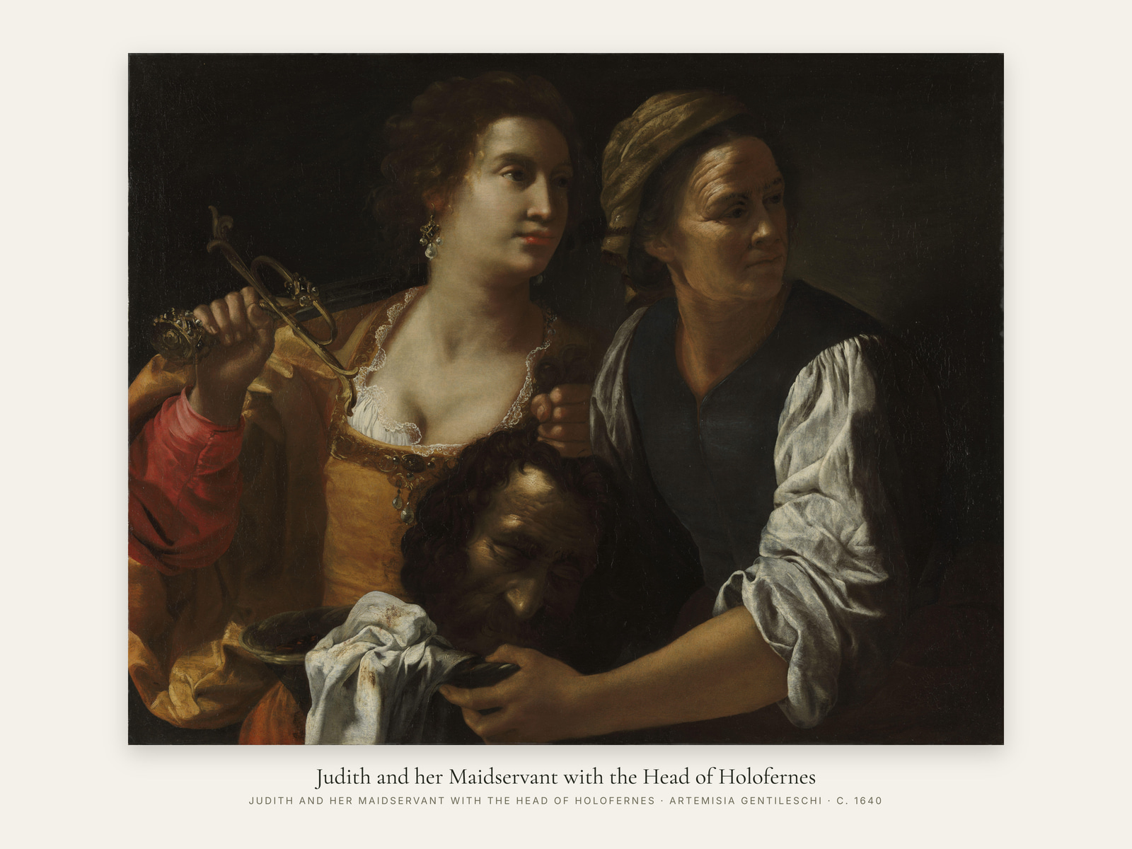 Judith and her Maidservant with the Head of Holofernes