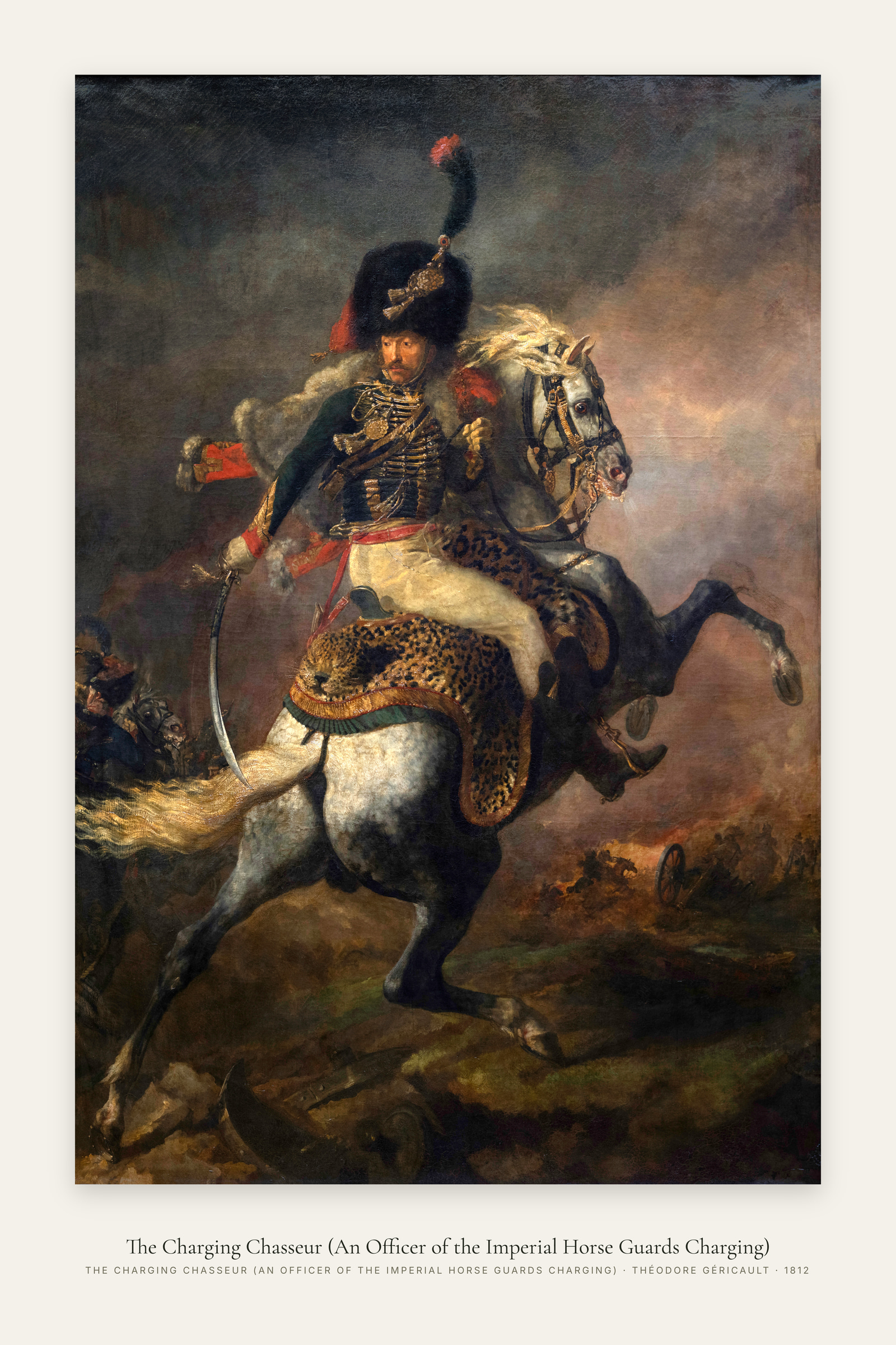 The Charging Chasseur (An Officer of the Imperial Horse Guards Charging)