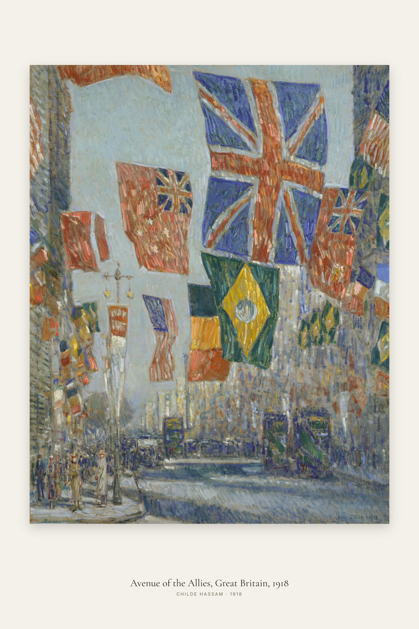 Avenue of the Allies, Great Britain, 1918