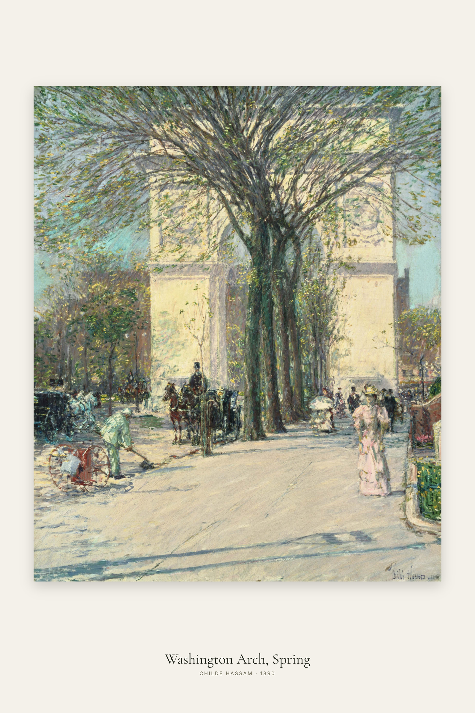 Washington Arch, Spring