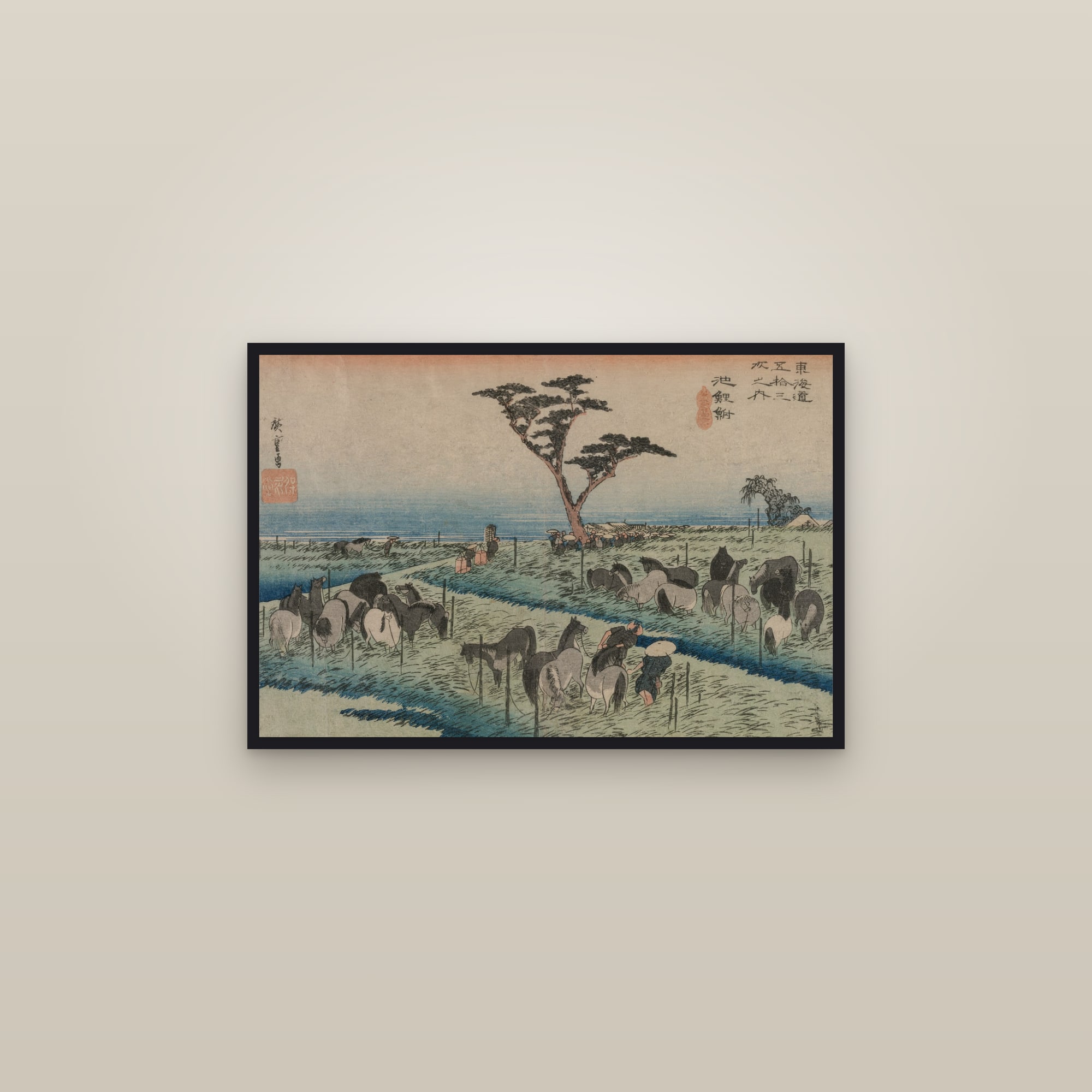 Chiryū: Early Summer Horse Fair (Full) — Full-Bleed Edition