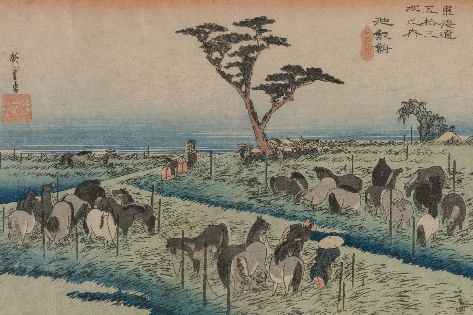 Chiryū: Early Summer Horse Fair (Full) — Full-Bleed Edition