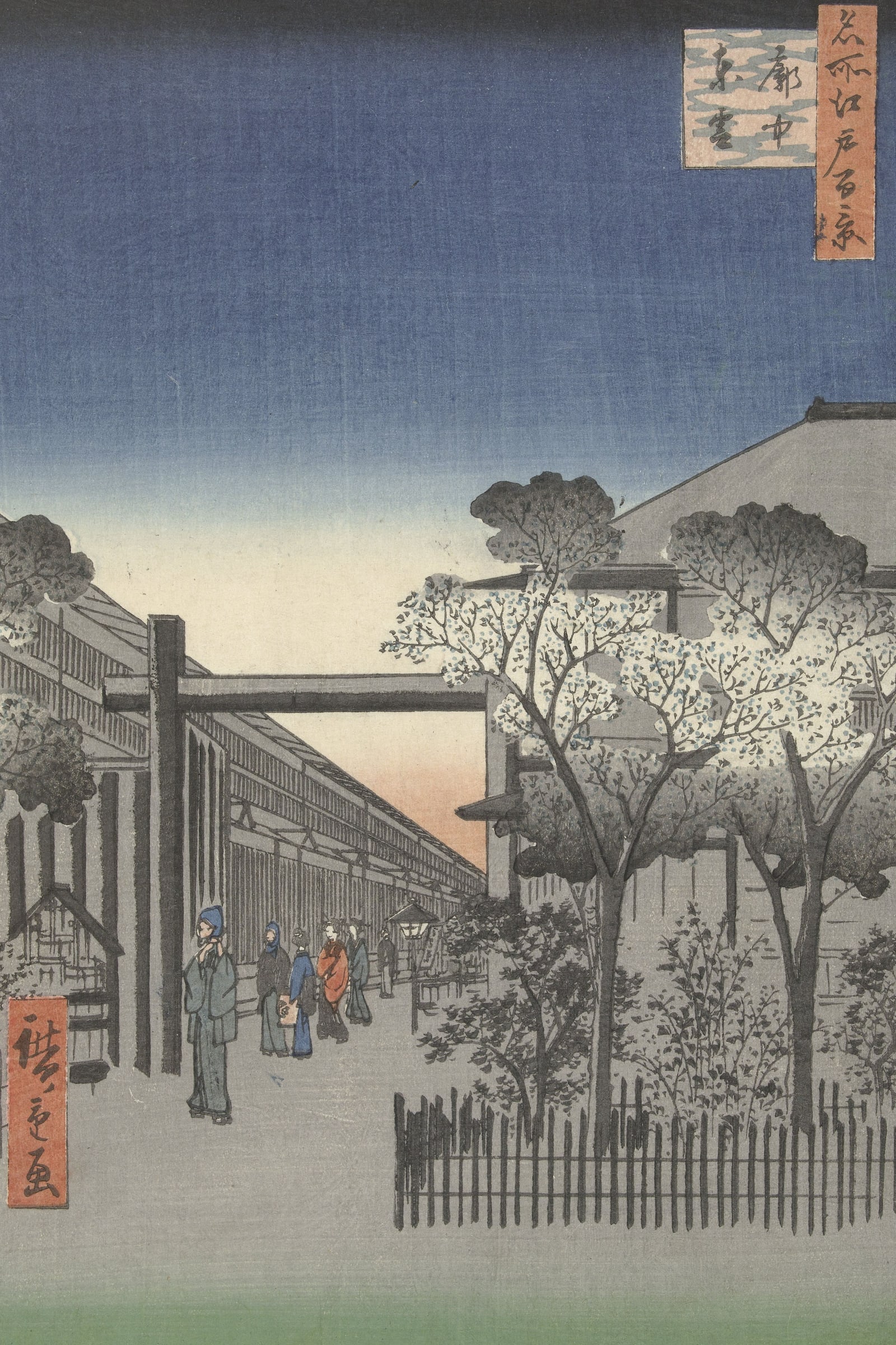 Dawn Inside the Yoshiwara (Full) — Full-Bleed Edition