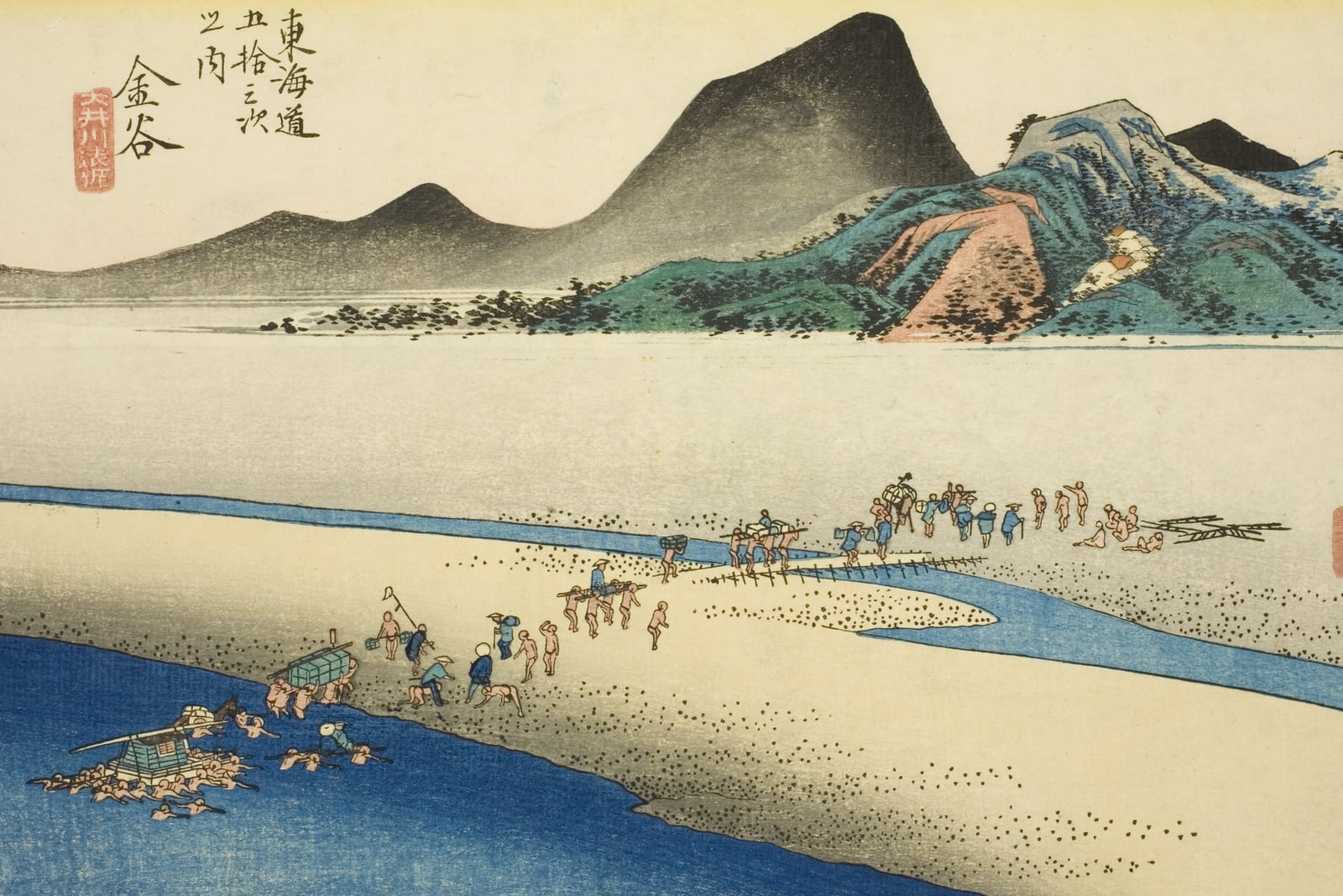 Kanaya: The Far Bank of the Ōi River (Full) — Full-Bleed Edition