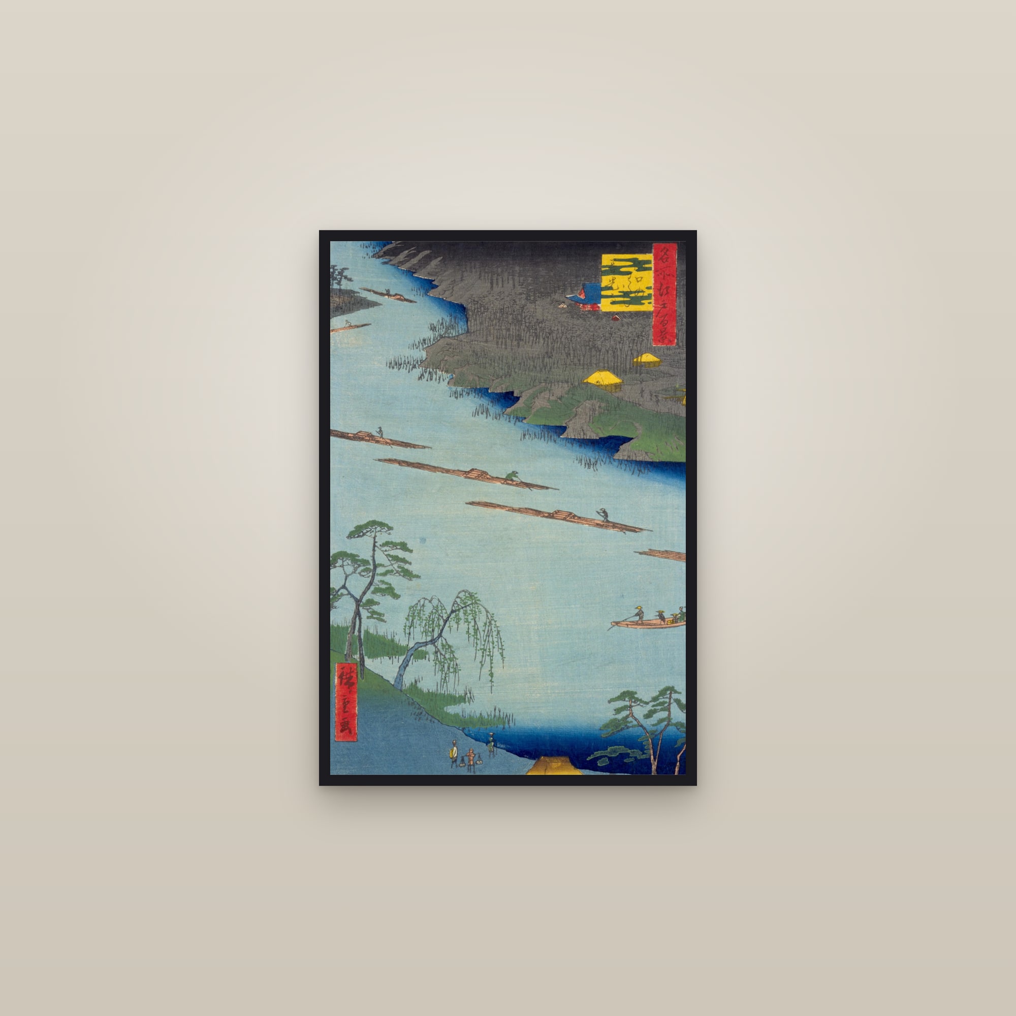 The Kawaguchi Ferry and Zenkōji Temple (Full) — Full-Bleed Edition