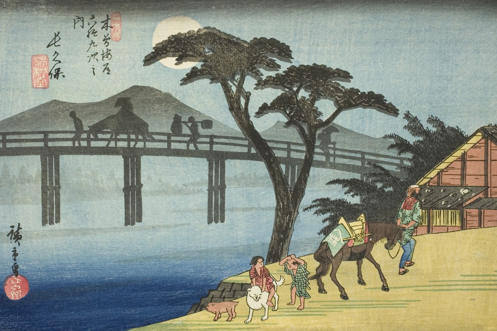 Nagakubo: Full Moon over the Bridge (Full) — Full-Bleed Edition
