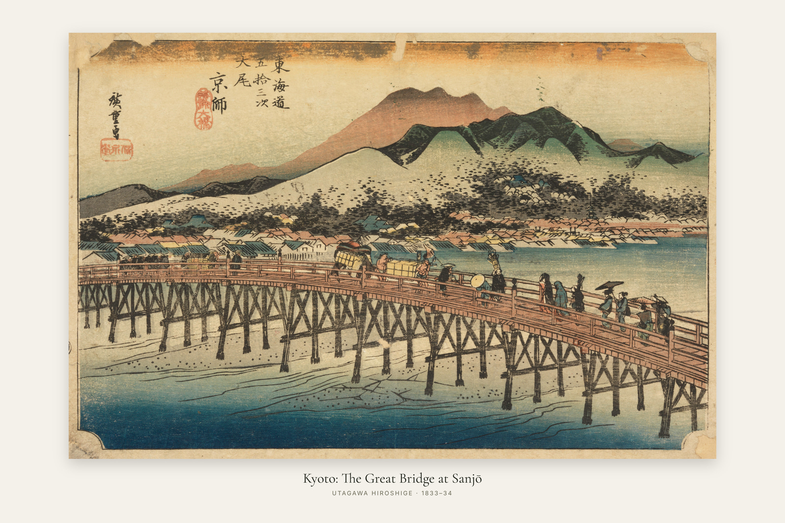 Kyoto: The Great Bridge at Sanjō