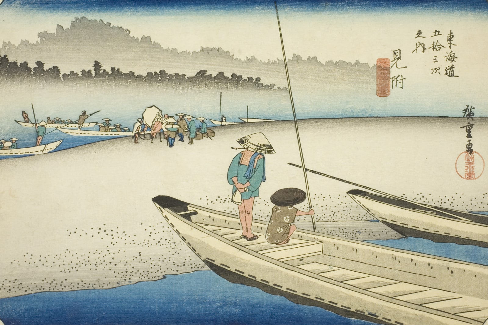 Mitsuke: View of the Tenryū River (Full) — Full-Bleed Edition