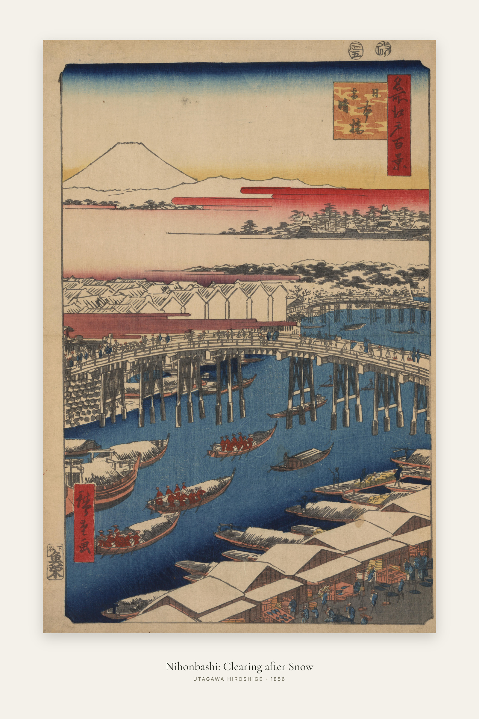 Nihonbashi: Clearing after Snow