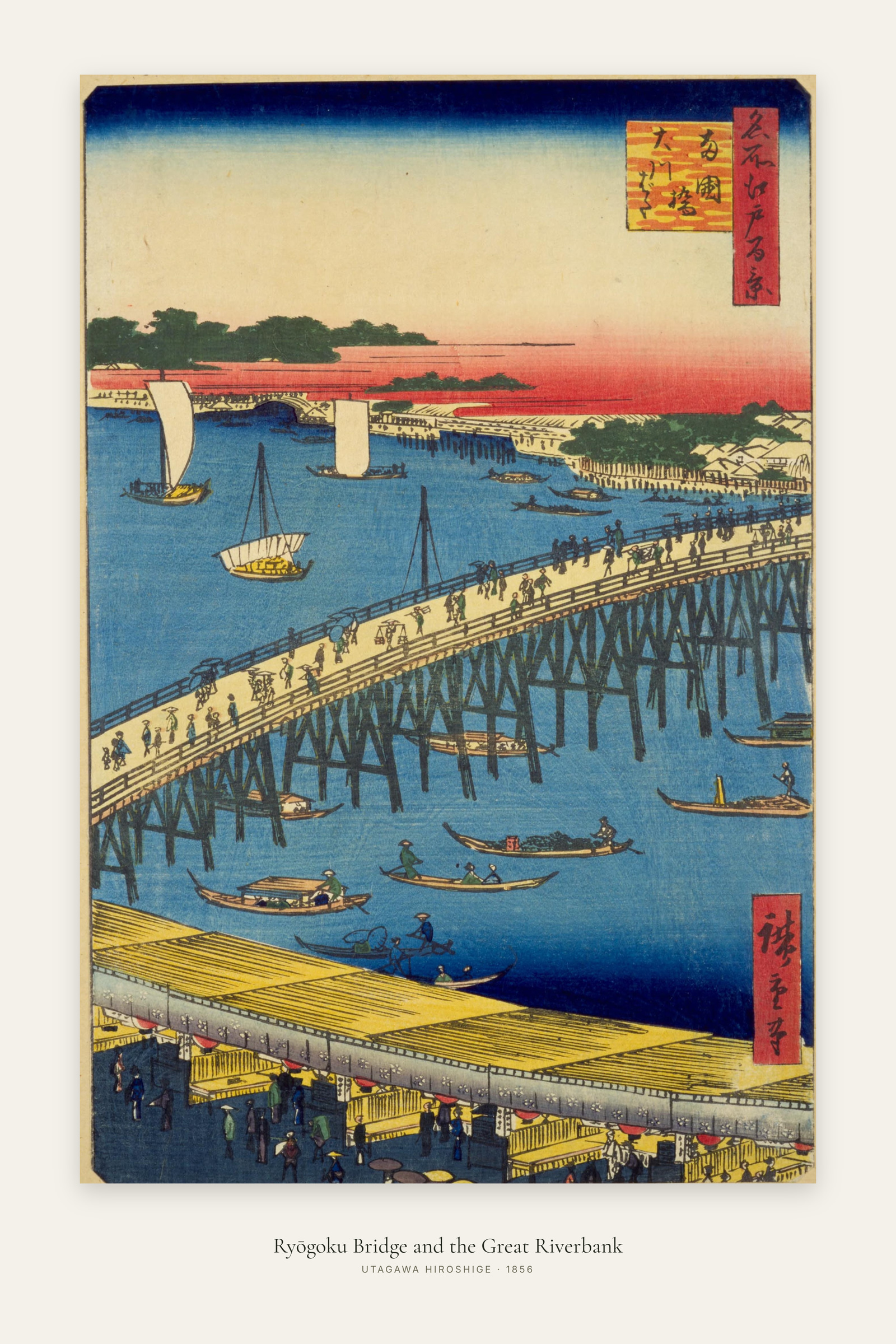Ryōgoku Bridge and the Great Riverbank