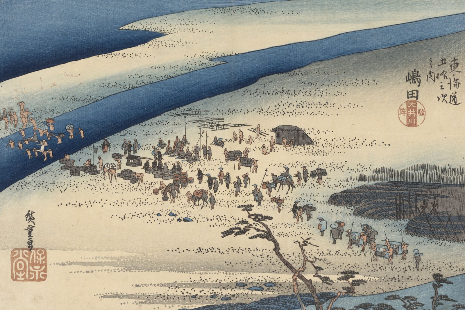 Shimada: The Suruga Bank of the Ōi River (Full) — Full-Bleed Edition