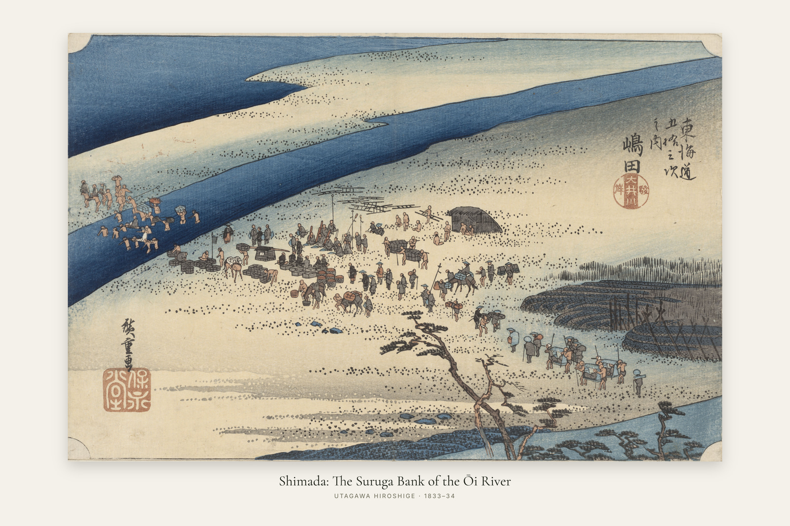 Shimada: The Suruga Bank of the Ōi River