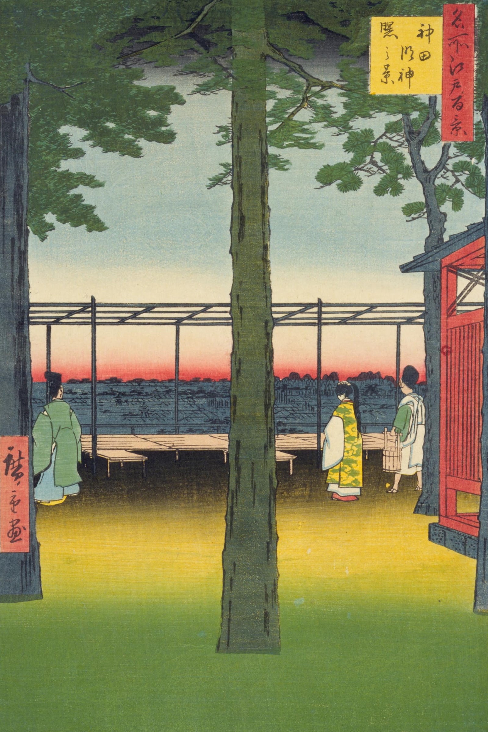 Sunrise at Kanda Myōjin Shrine (Full) — Full-Bleed Edition