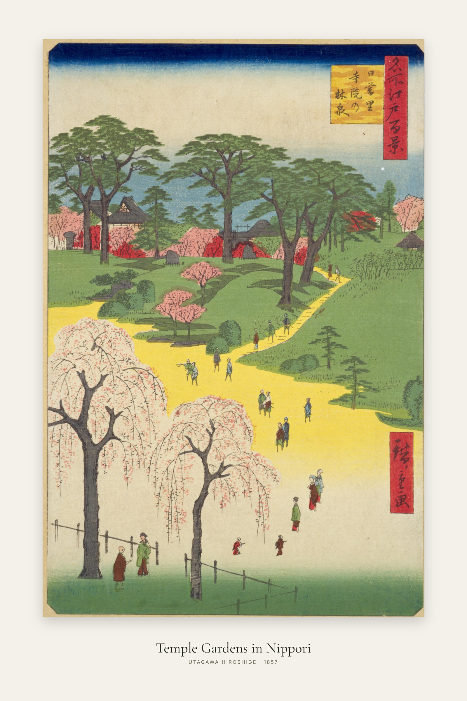 Temple Gardens in Nippori