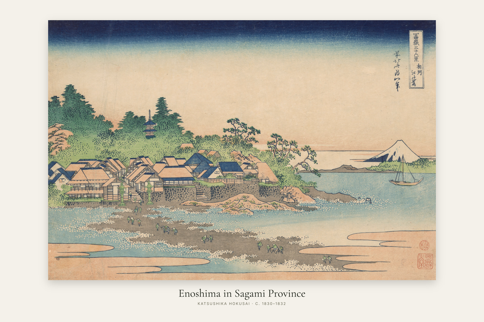 Enoshima in Sagami Province