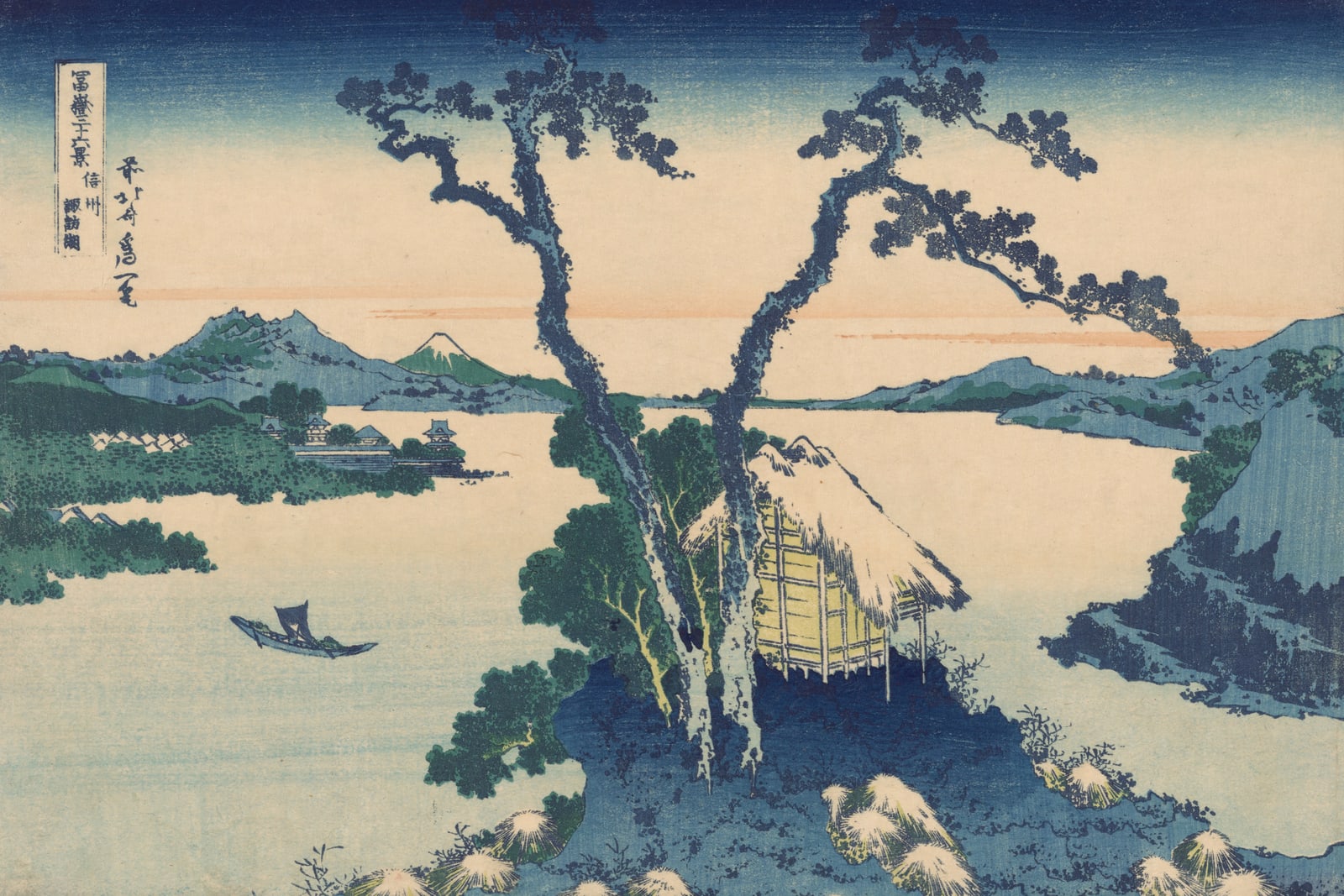 Lake Suwa in Shinano Province (Full) — Full-Bleed Edition