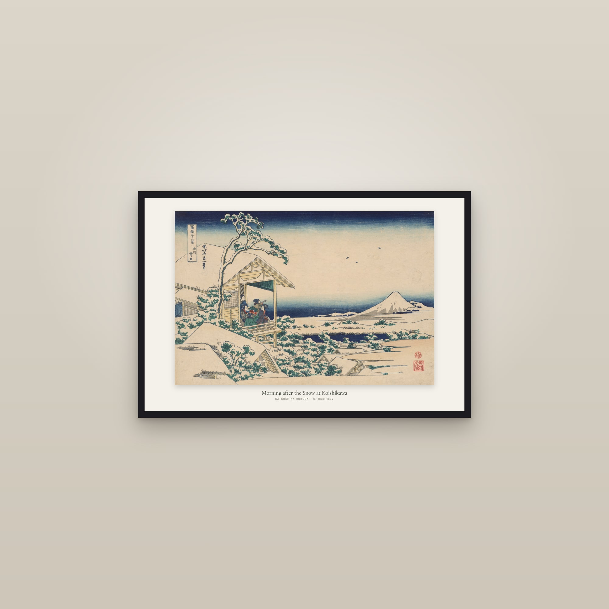 Morning after the Snow at Koishikawa