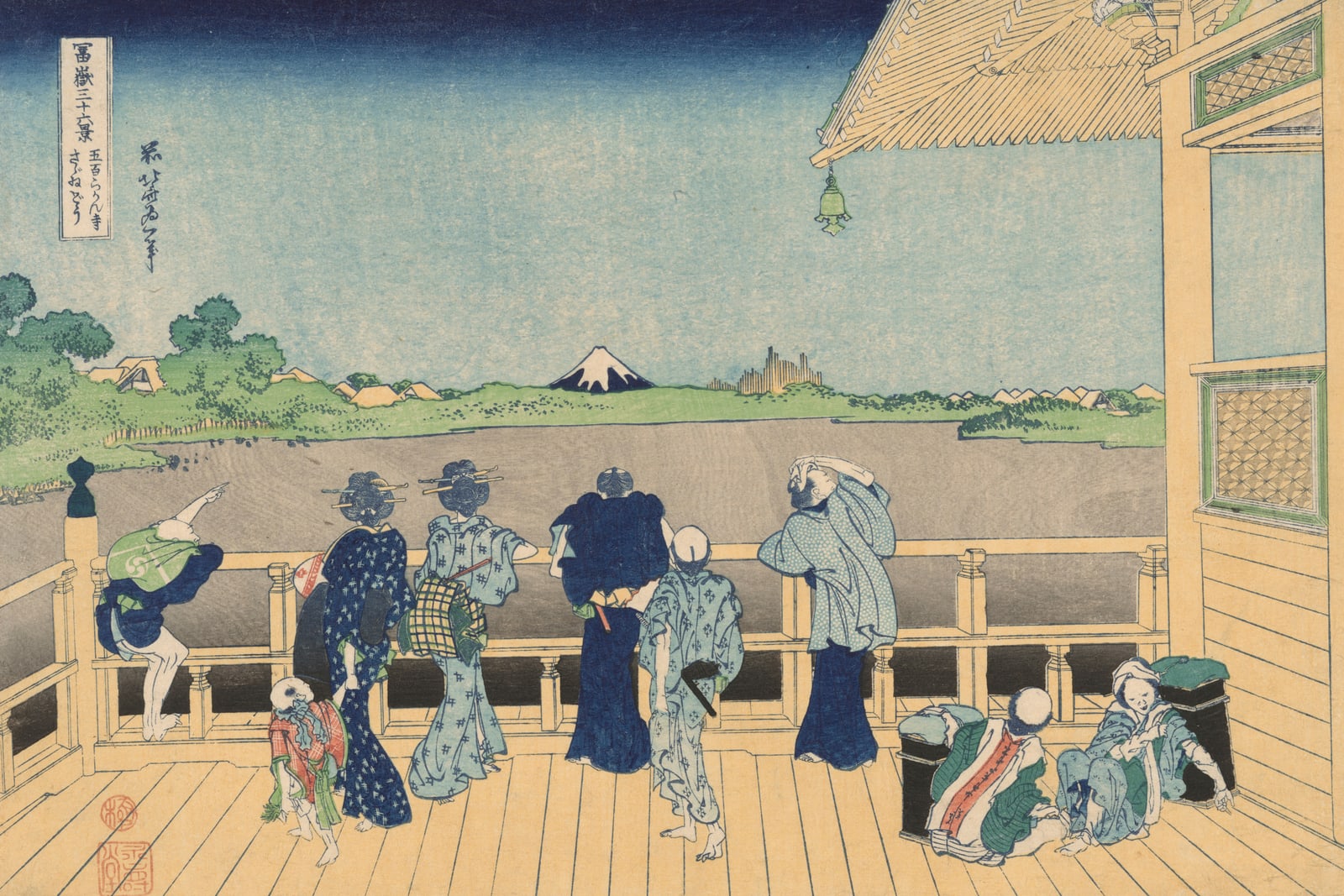Sazai Hall at the Temple of the Five Hundred Arhats (Full) — Full-Bleed Edition