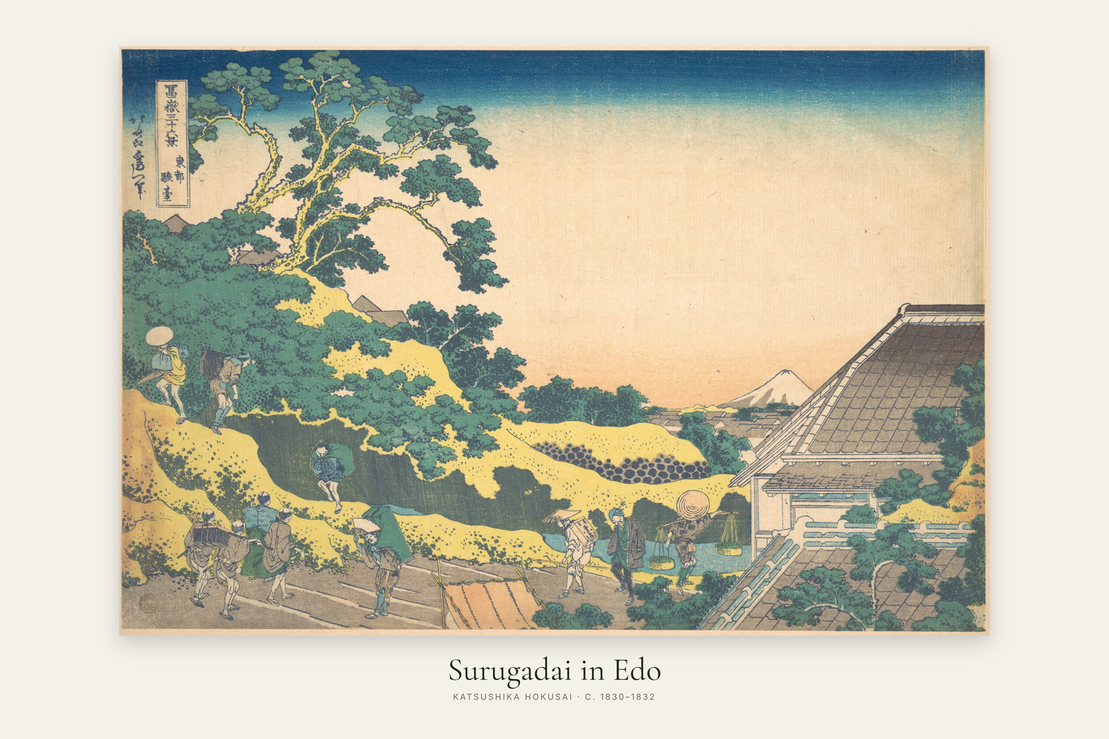 Surugadai in Edo