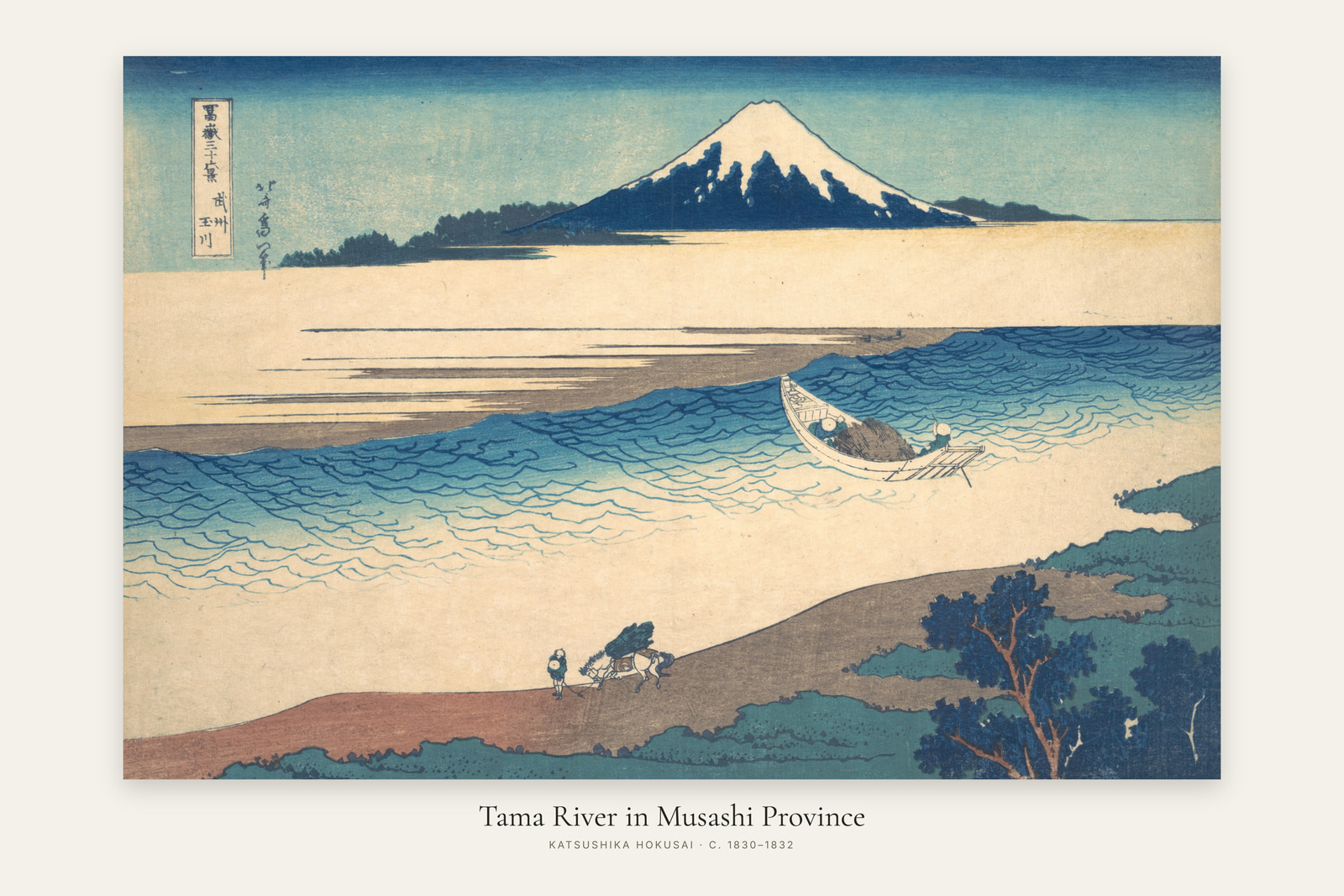 Tama River in Musashi Province
