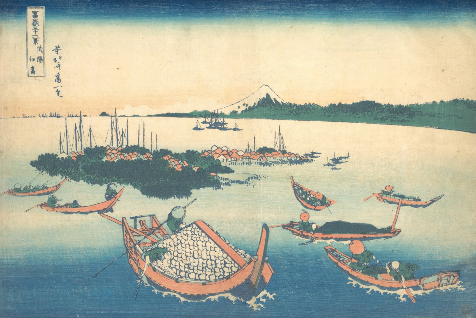 Tsukudajima in Musashi Province (Full) — Full-Bleed Edition