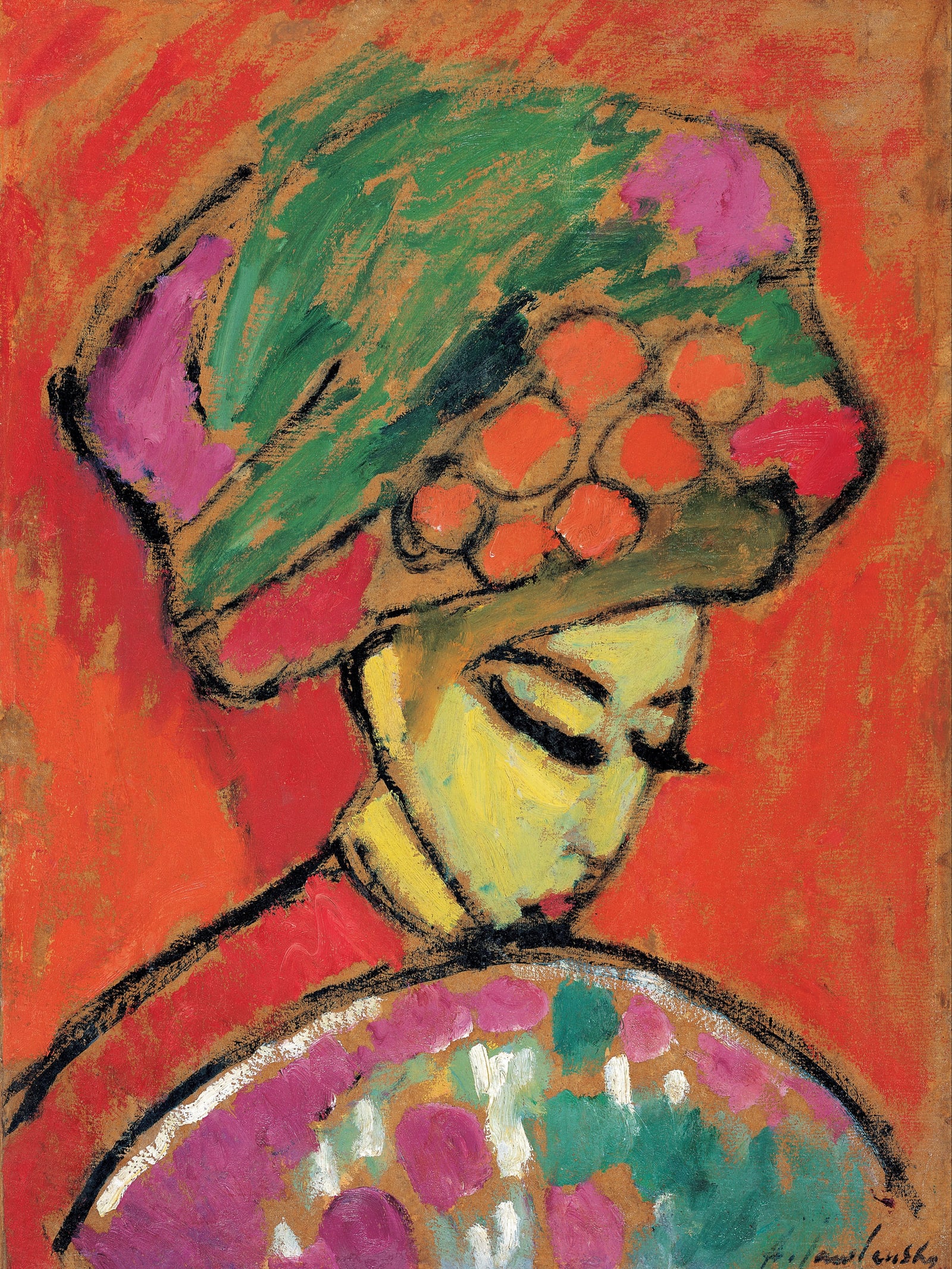 Young Girl with a Flowered Hat (Full) — Full-Bleed Edition
