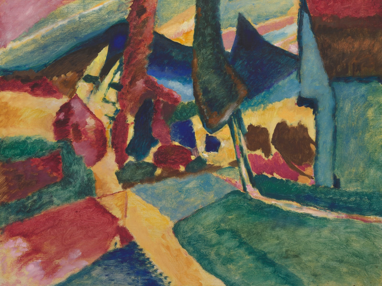 Landscape with Two Poplars (Full) — Full-Bleed Edition