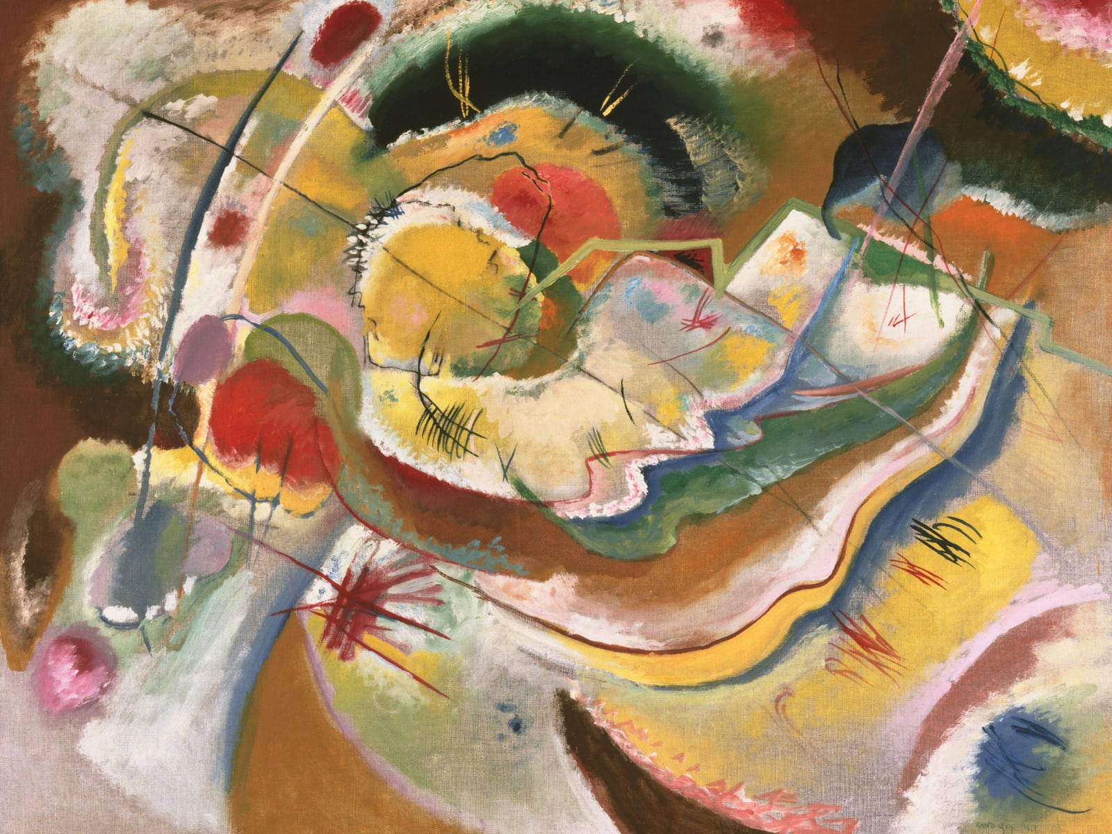 Little Painting with Yellow (Improvisation) (Full) — Full-Bleed Edition