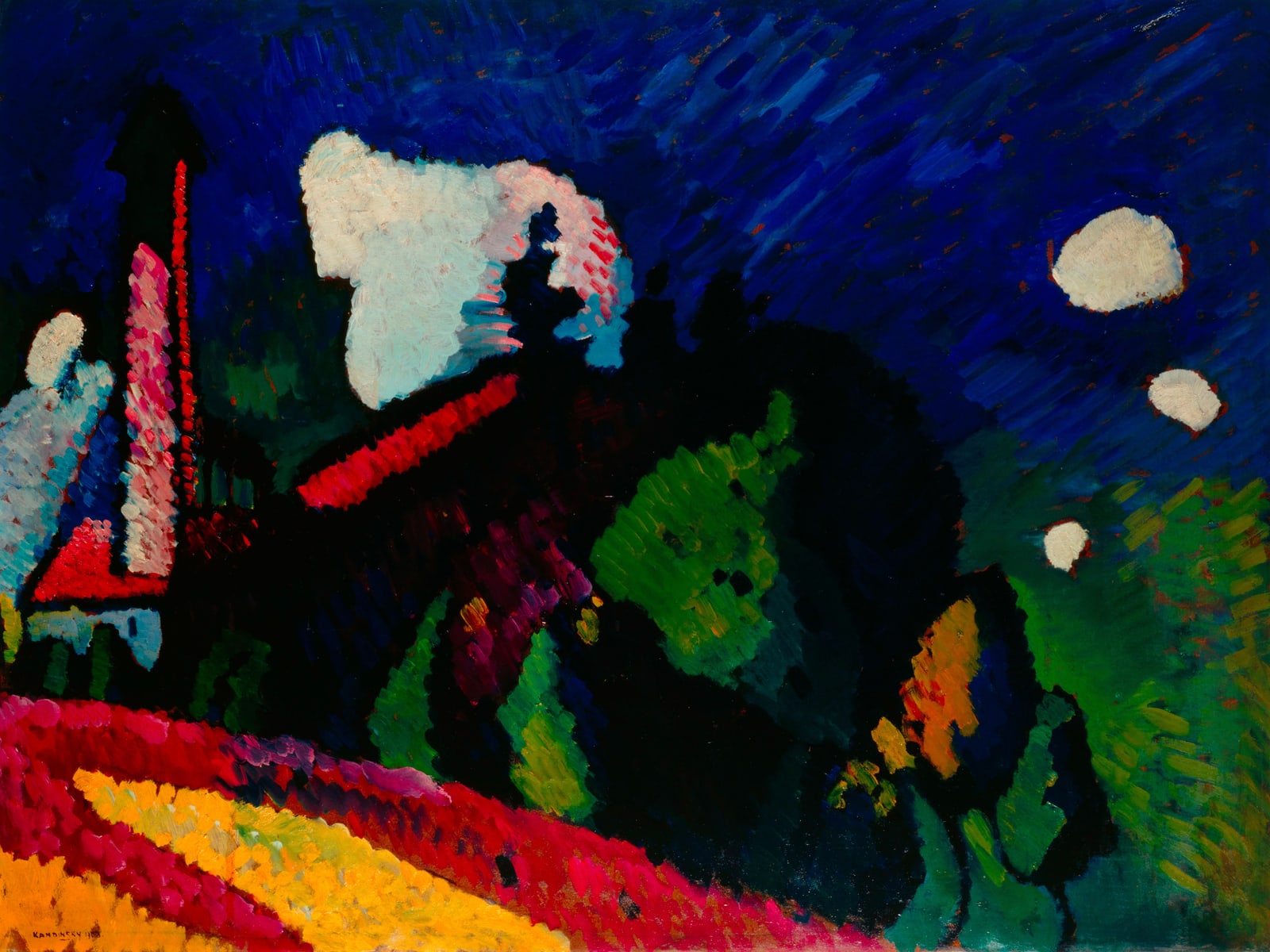 Murnau, Landscape with Tower (Full) — Full-Bleed Edition