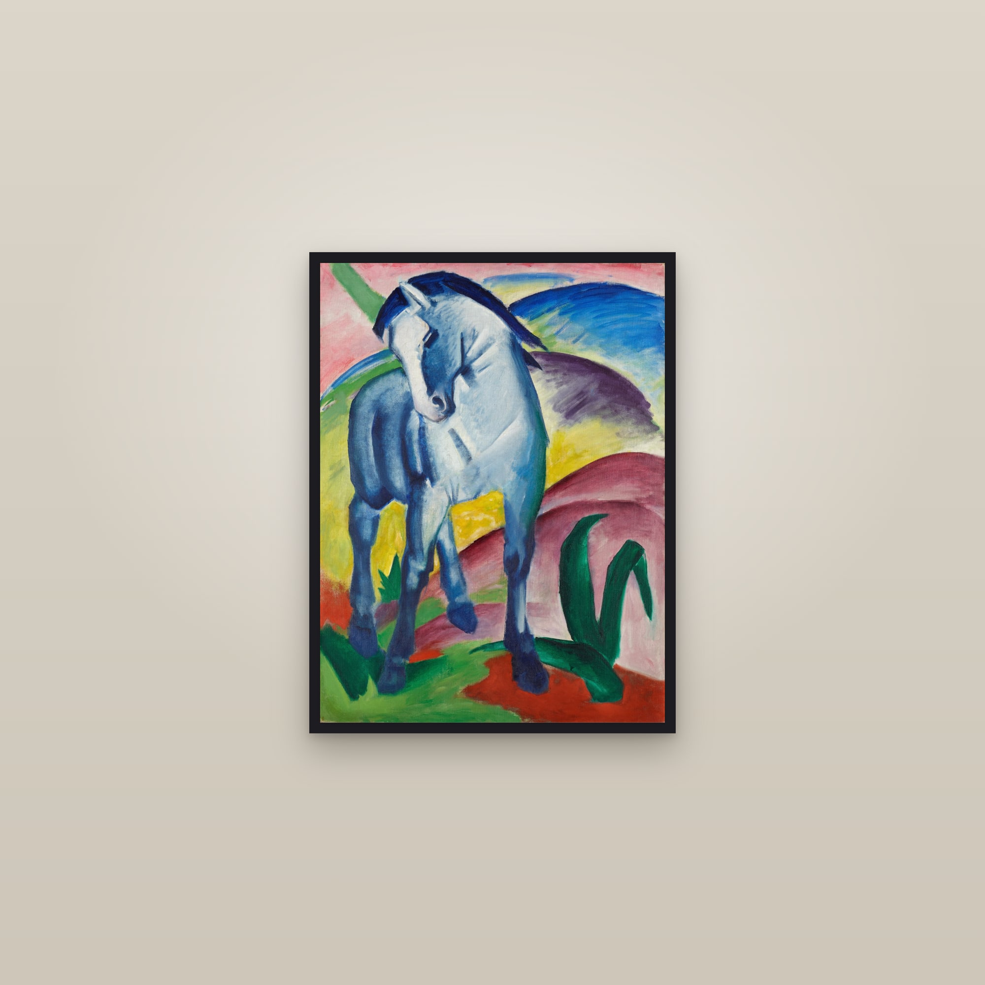 Blue Horse I (Full) — Full-Bleed Edition