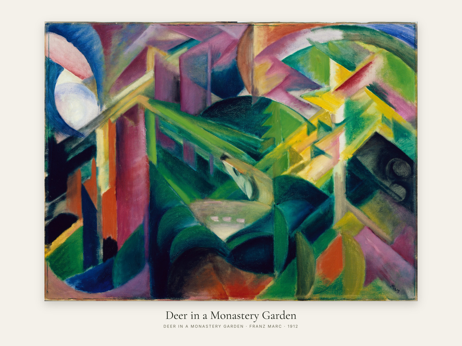 Deer in a Monastery Garden