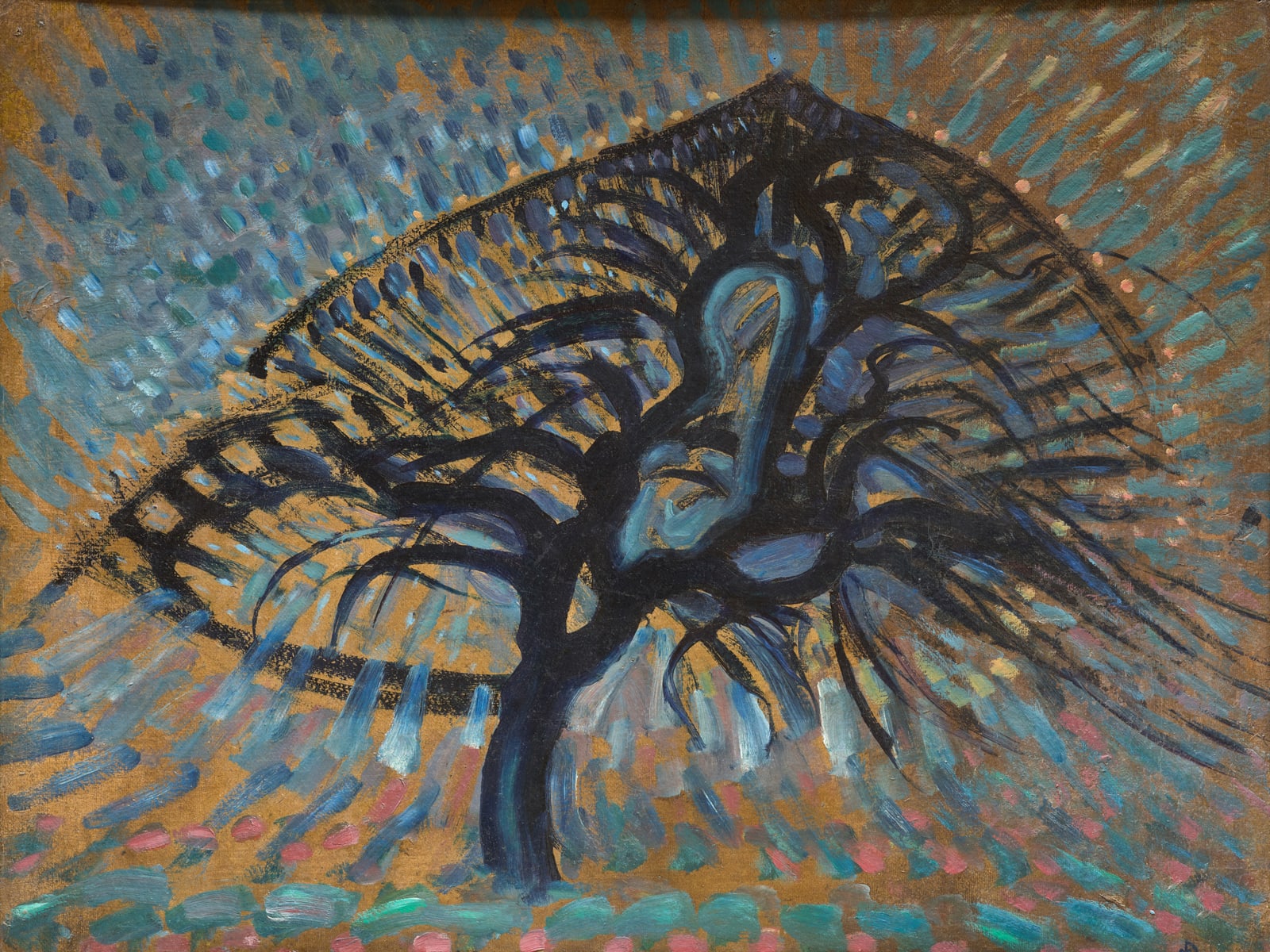 Apple Tree, Pointillist Version (Full) — Full-Bleed Edition