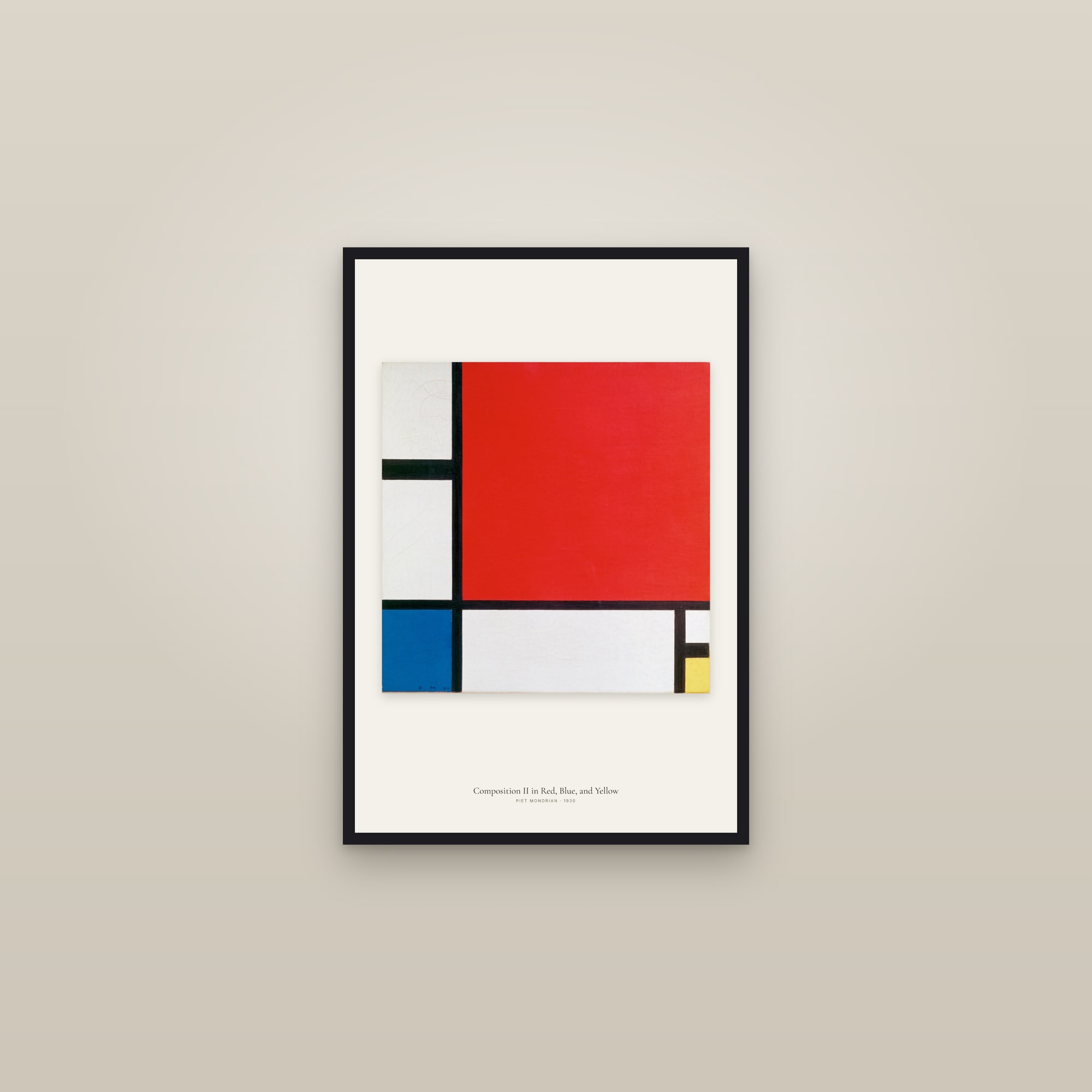 Composition II in Red, Blue, and Yellow