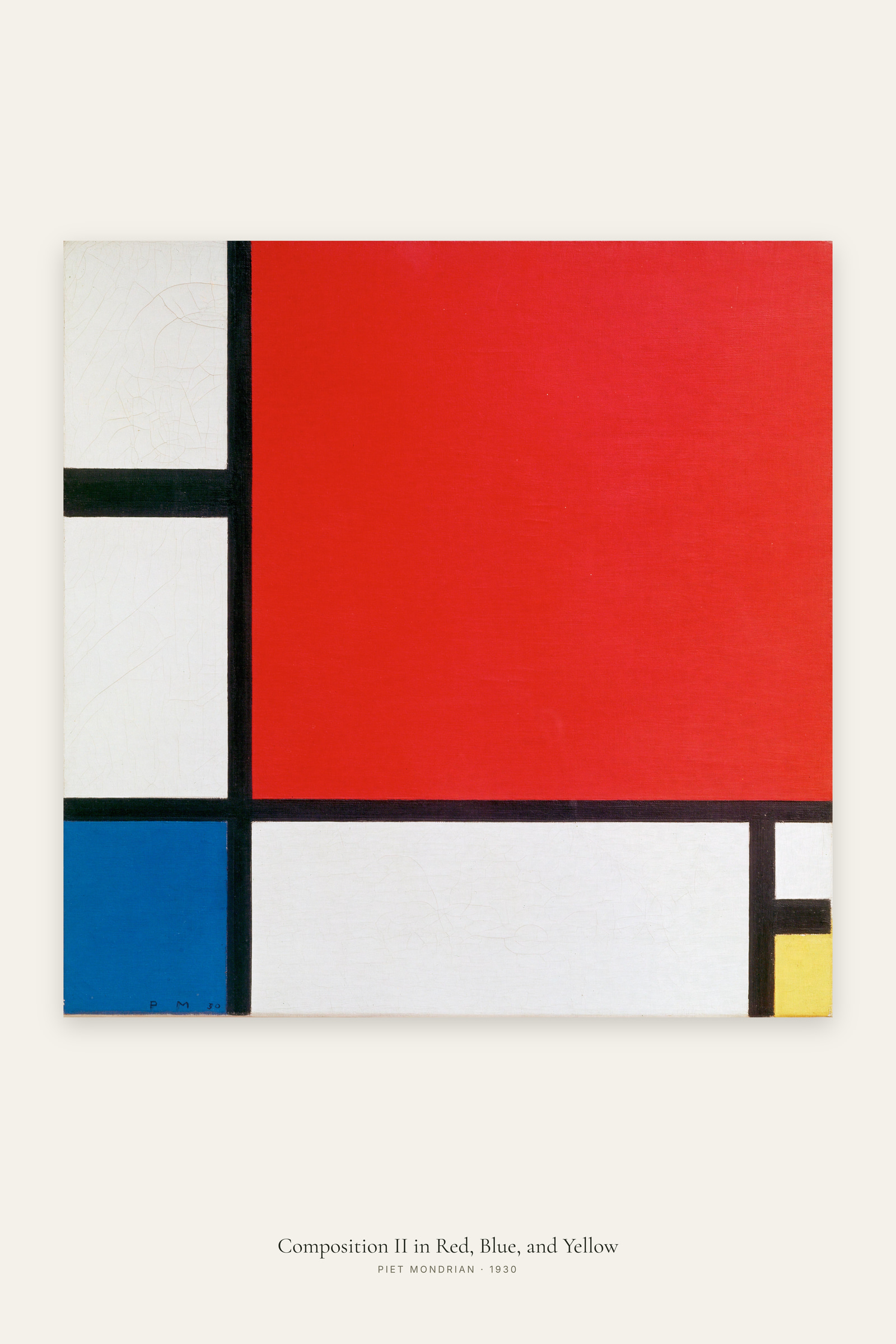 Composition II in Red, Blue, and Yellow