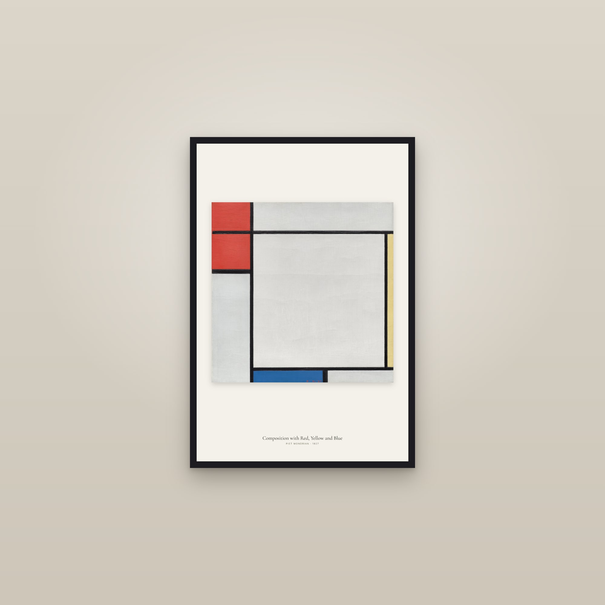 Composition with Red, Yellow and Blue