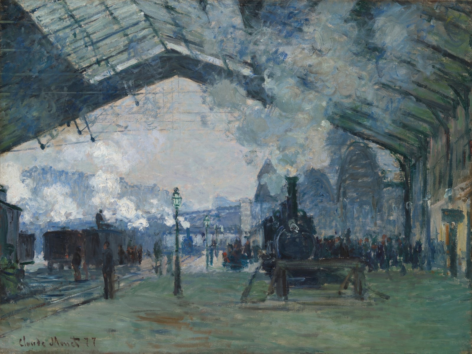 Arrival of the Normandy Train, Gare Saint-Lazare (Full) — Full-Bleed Edition