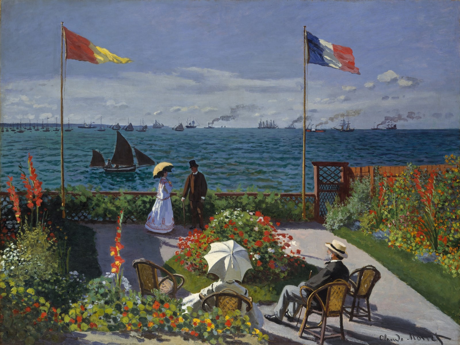 Garden at Sainte-Adresse (Full) — Full-Bleed Edition