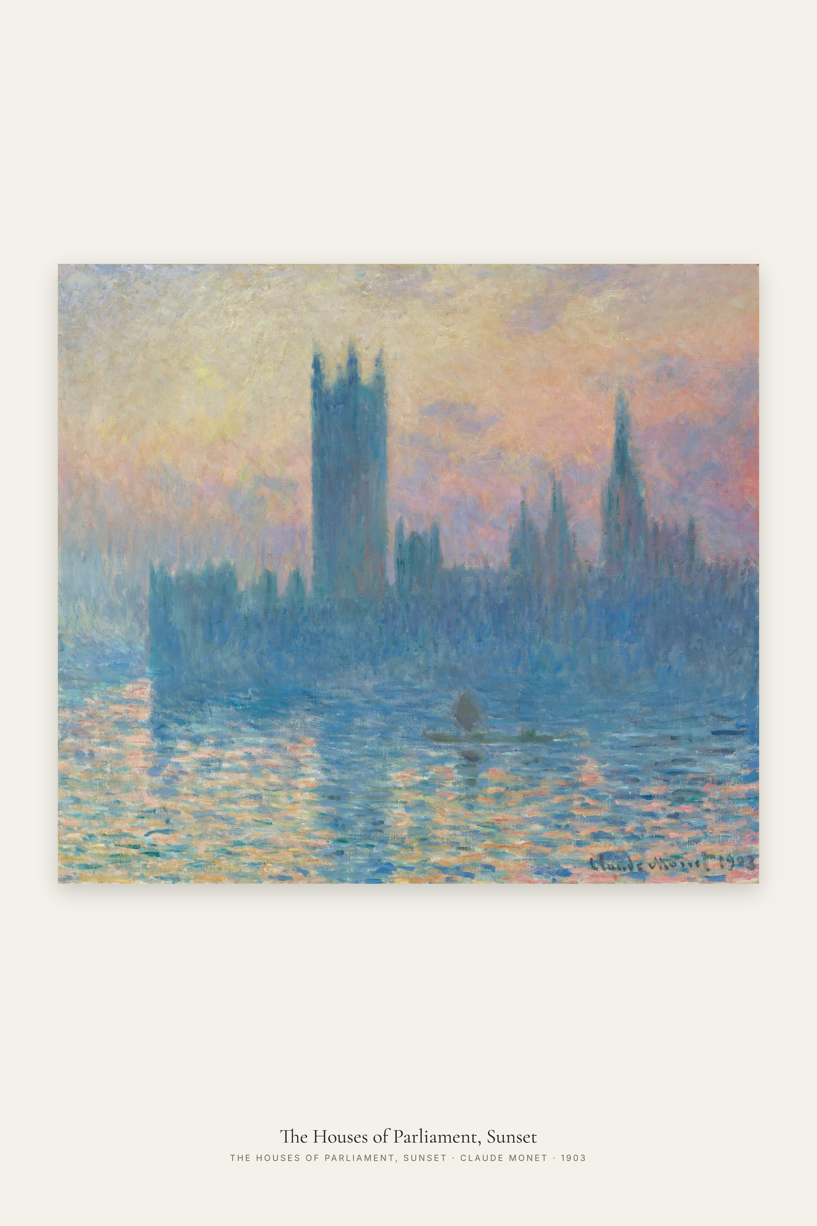 The Houses of Parliament, Sunset