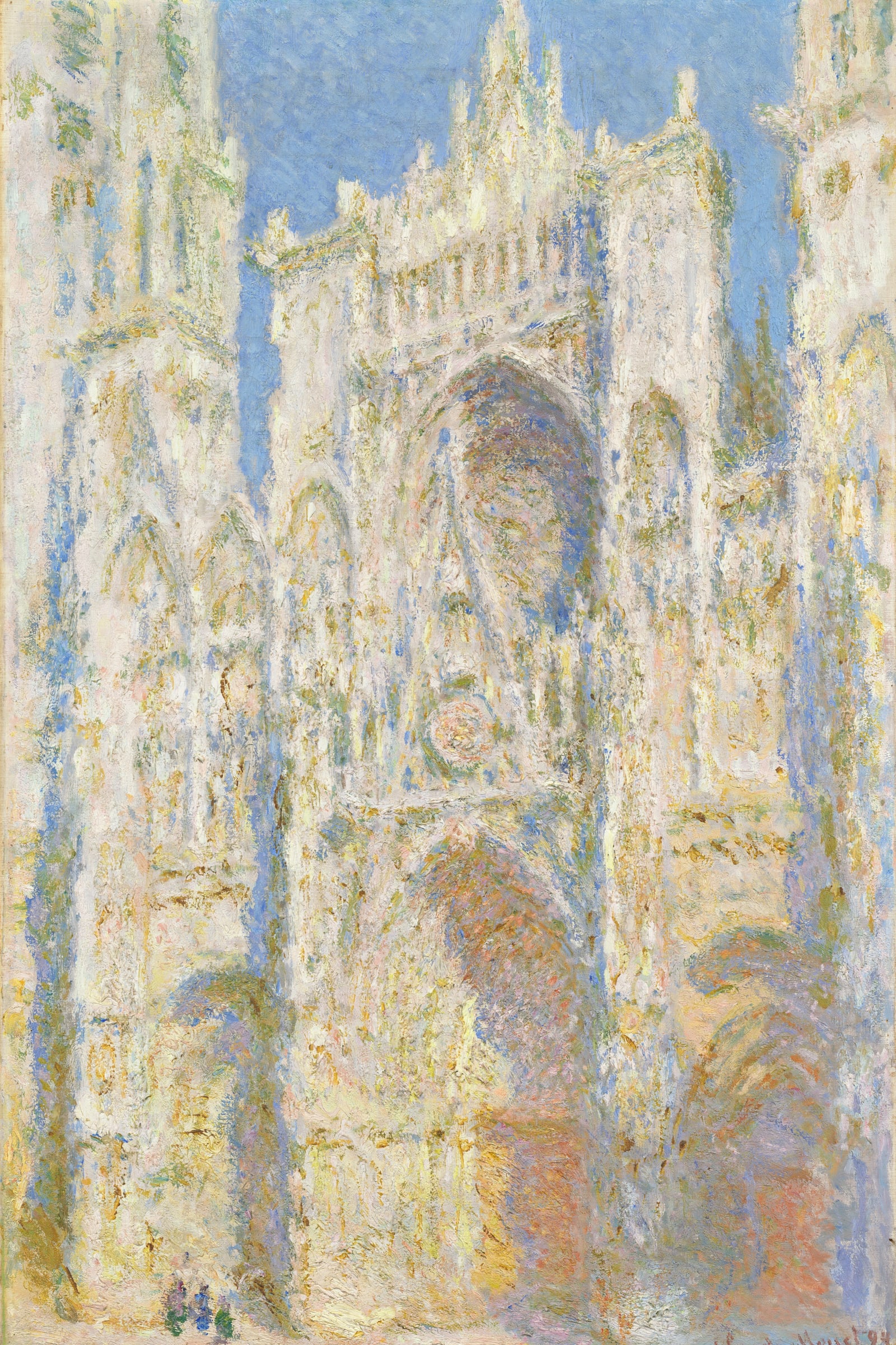 Rouen Cathedral, West Façade, Sunlight (Full) — Full-Bleed Edition