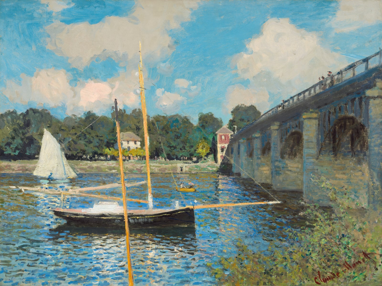 The Bridge at Argenteuil (Full) — Full-Bleed Edition
