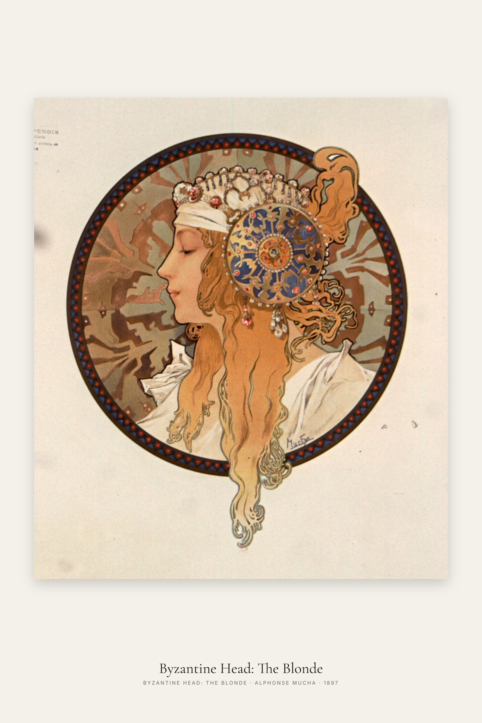 Byzantine Head: The Blonde