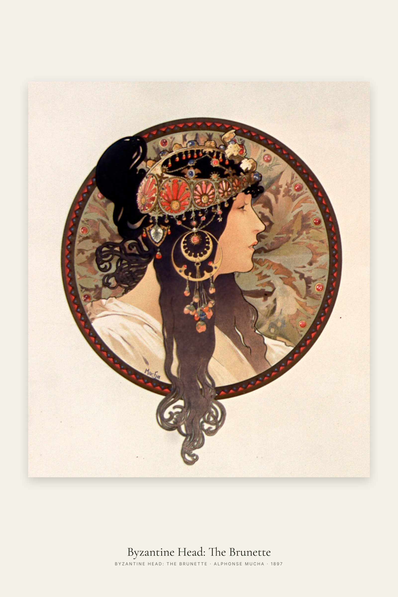 Byzantine Head: The Brunette