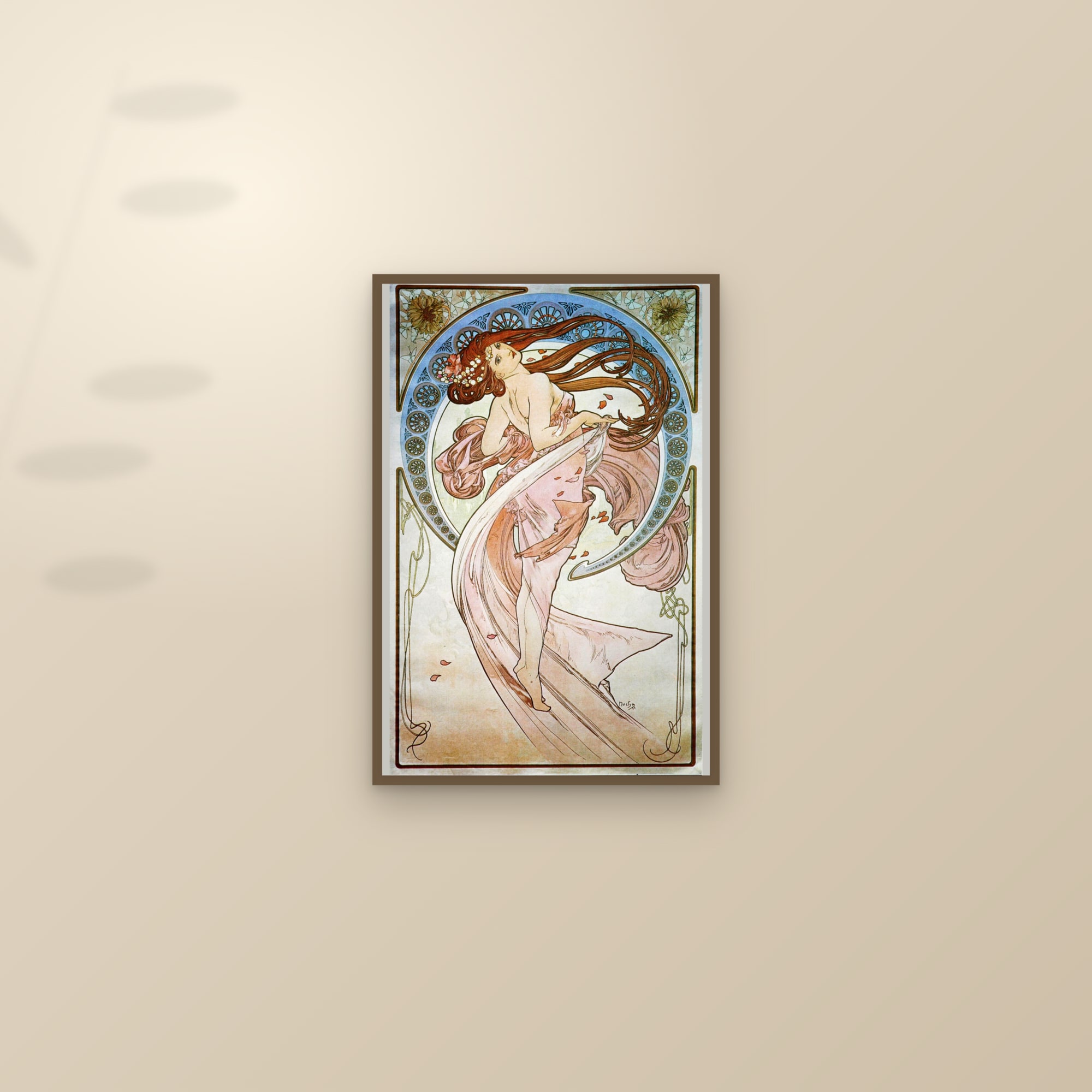 The Arts: Dance (Full) — Full-Bleed Edition — framed and styled on a sunlit wall