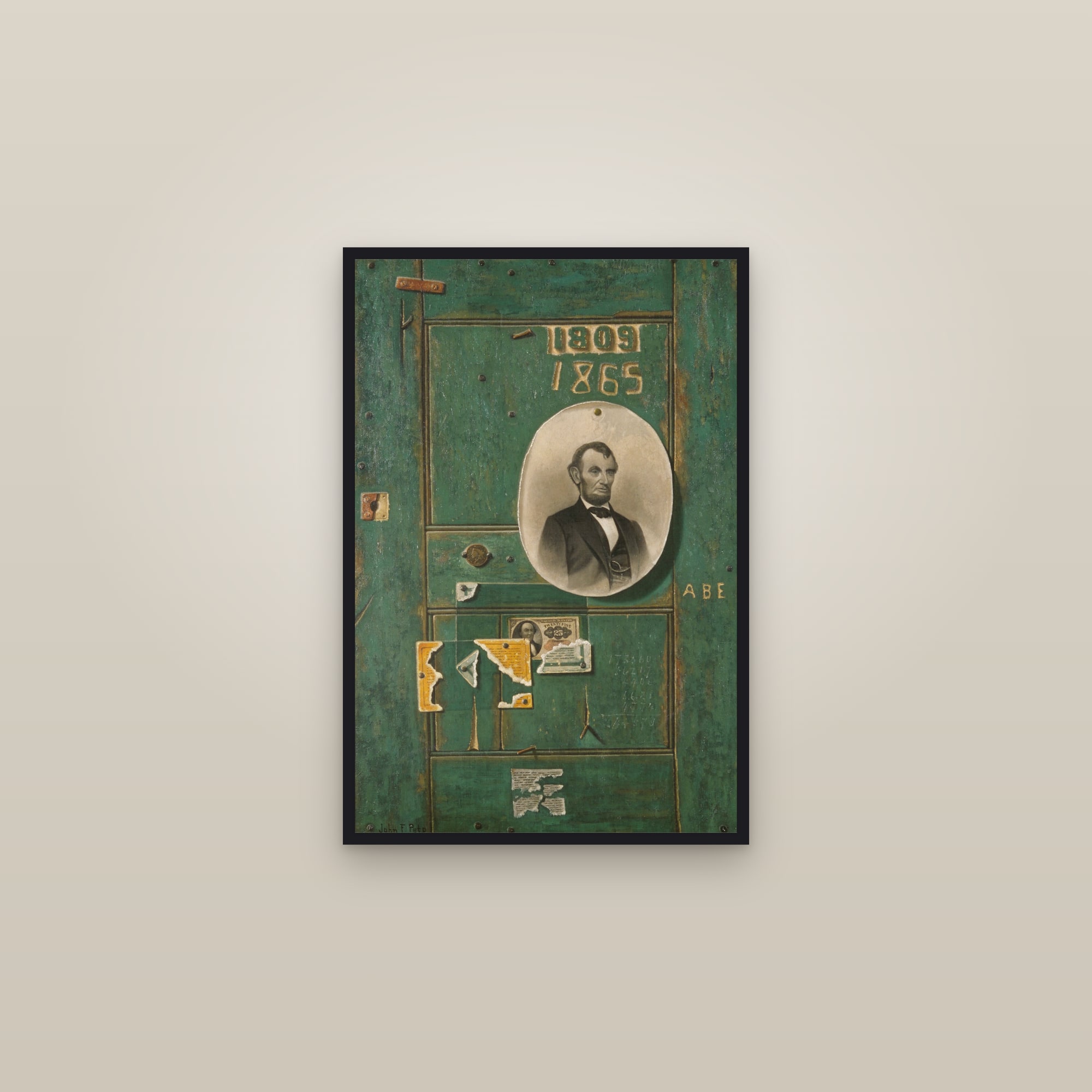 Reminiscences of 1865 (Full) — Full-Bleed Edition — framed in a gallery setting