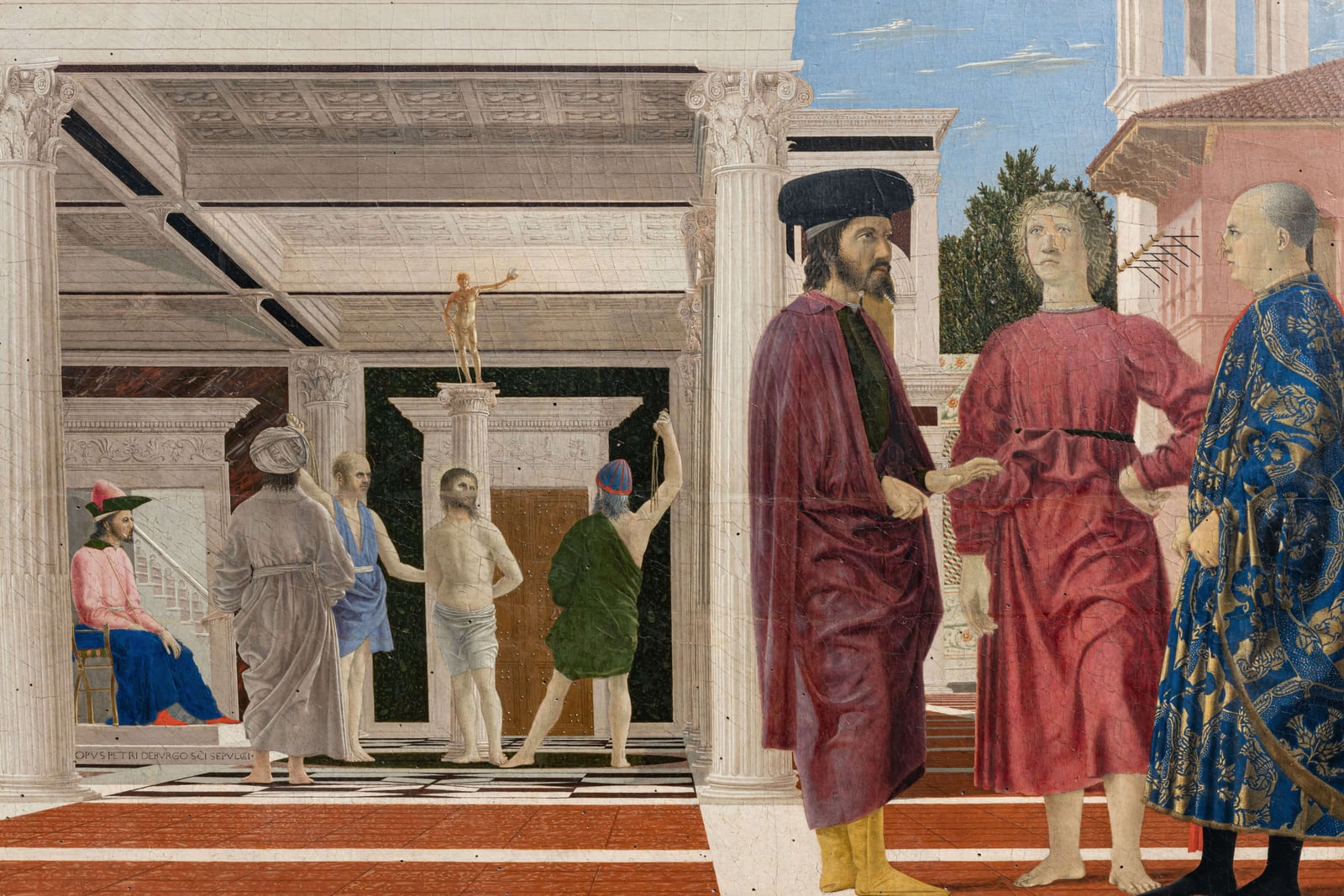 The Flagellation of Christ (Full) — Full-Bleed Edition