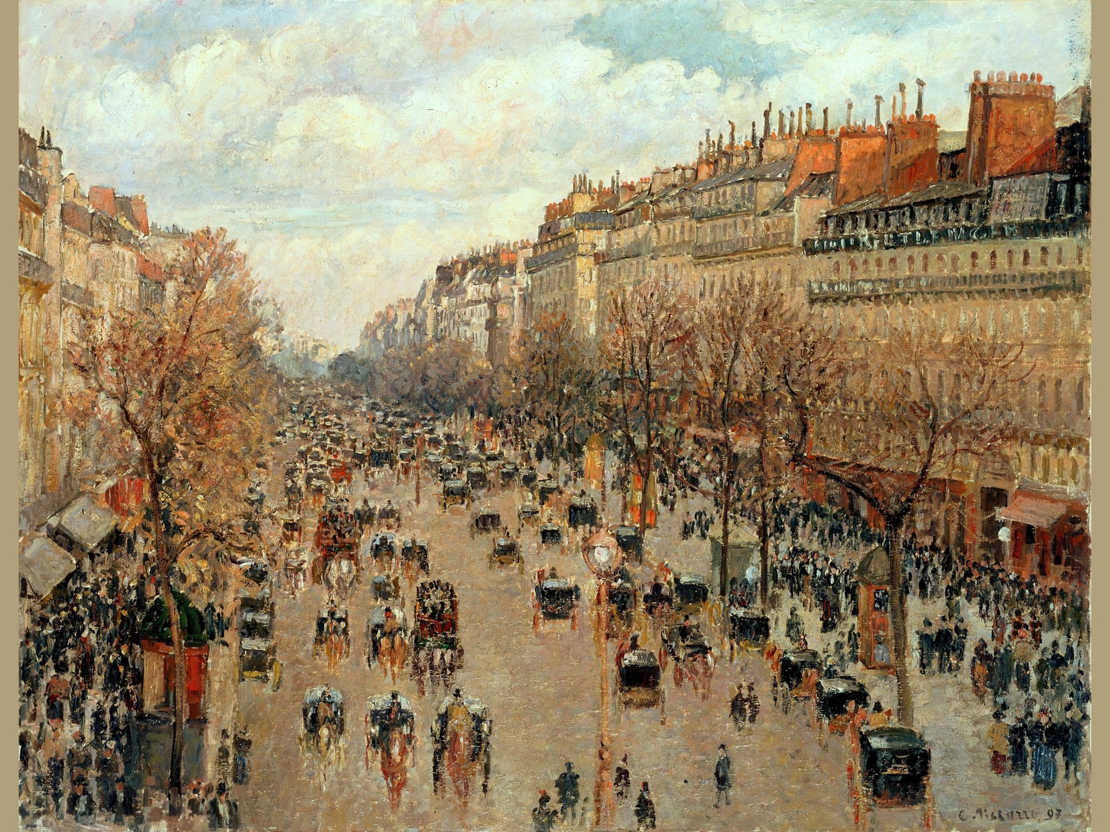 Boulevard Montmartre, Afternoon Sun (Full) — Full-Bleed Edition